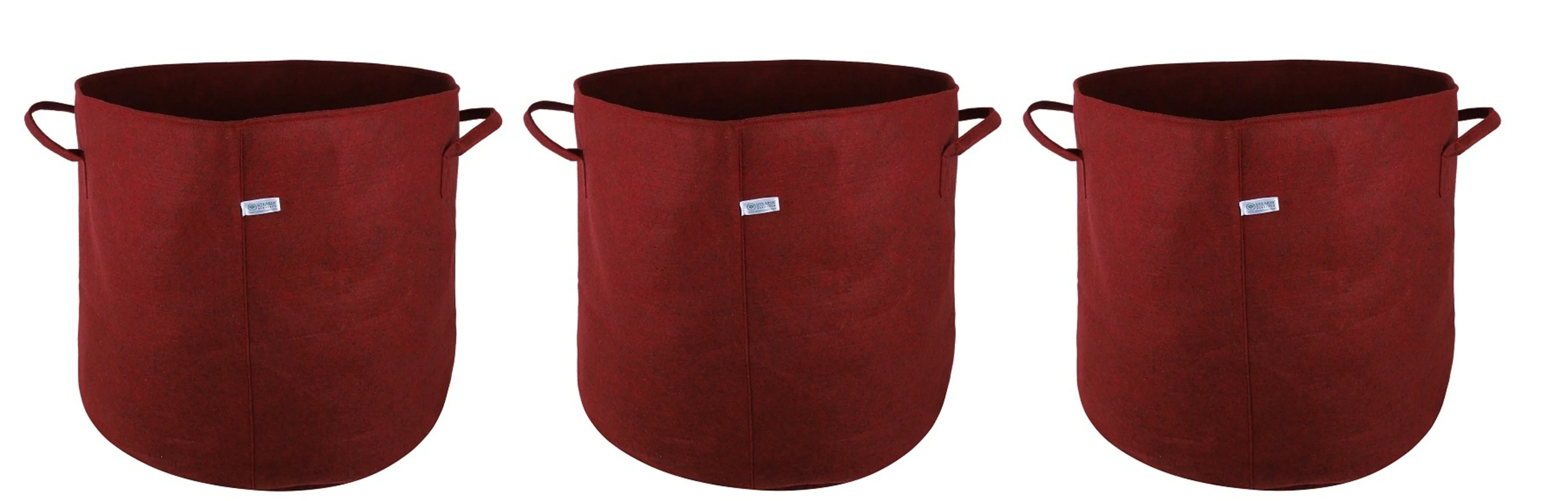 400 GSM Geotextile Fabric Growbags- Maroon, Pack of 3 - Image 14