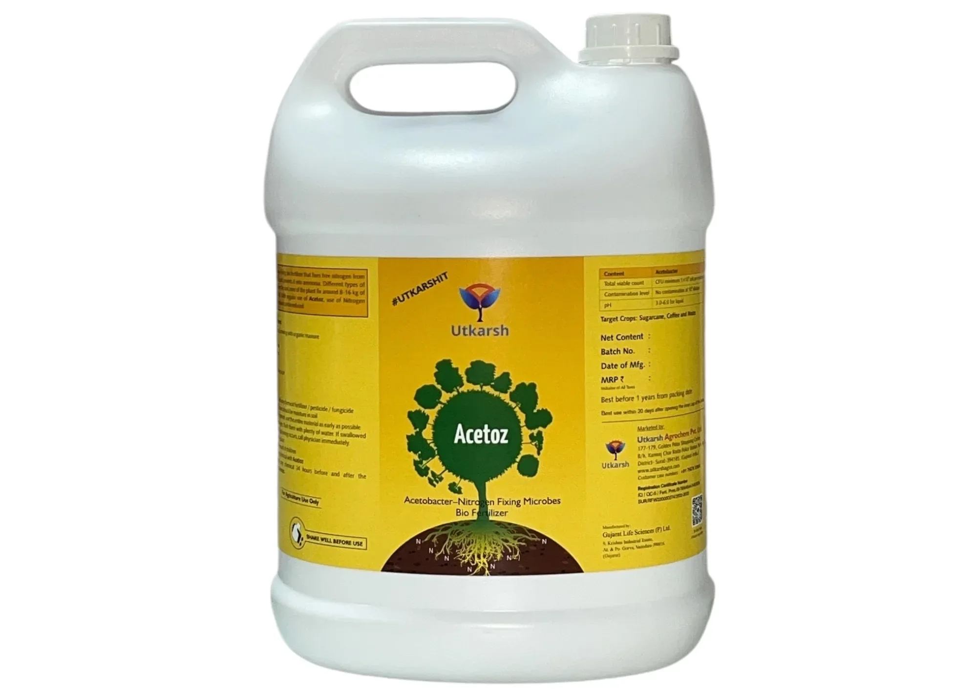 Acetobacter - Nitrogen Fixing Microbes, Liquid Bio Fertilizer for Plants Growth, Enhances Soil Structure & Fertility, Yields & Nutrient Uptake | Acetoz - Image 11