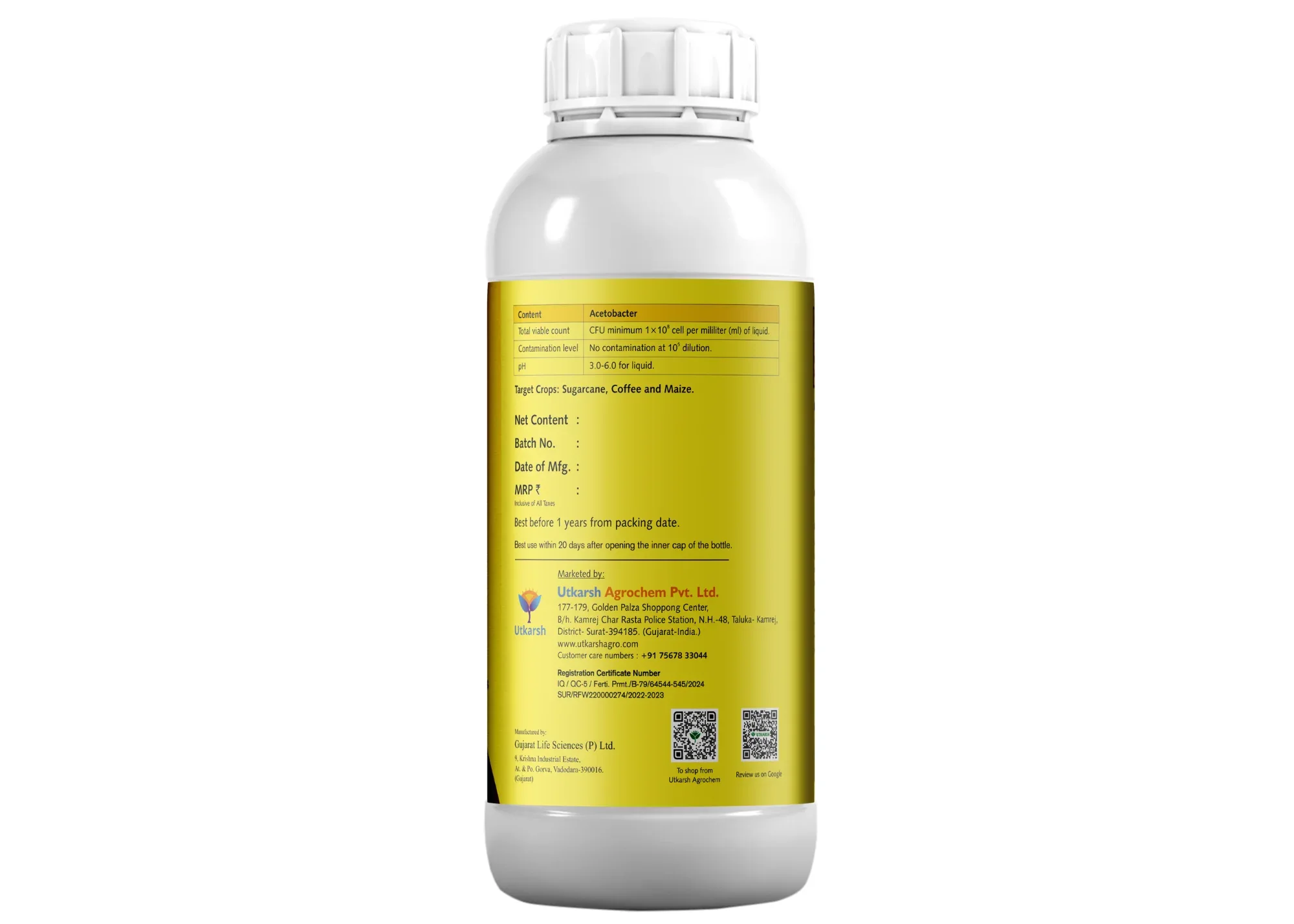 Acetobacter - Nitrogen Fixing Microbes, Liquid Bio Fertilizer for Plants Growth, Enhances Soil Structure & Fertility, Yields & Nutrient Uptake | Acetoz - Image 6