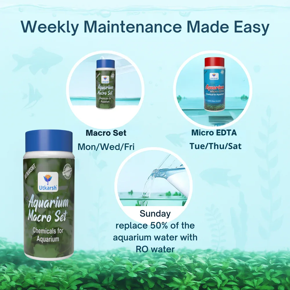 Aquarium Macro Set (Combination of Various Chemicals for Aquarium Plants) | Provides Complete Macronutrient Solution for Healthy Aquarium Plants, Easy to Use and Safe - Image 5