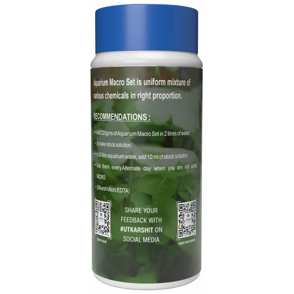 Aquarium Macro Set (Combination of Various Chemicals for Aquarium Plants) | Provides Complete Macronutrient Solution for Healthy Aquarium Plants, Easy to Use and Safe - Image 7