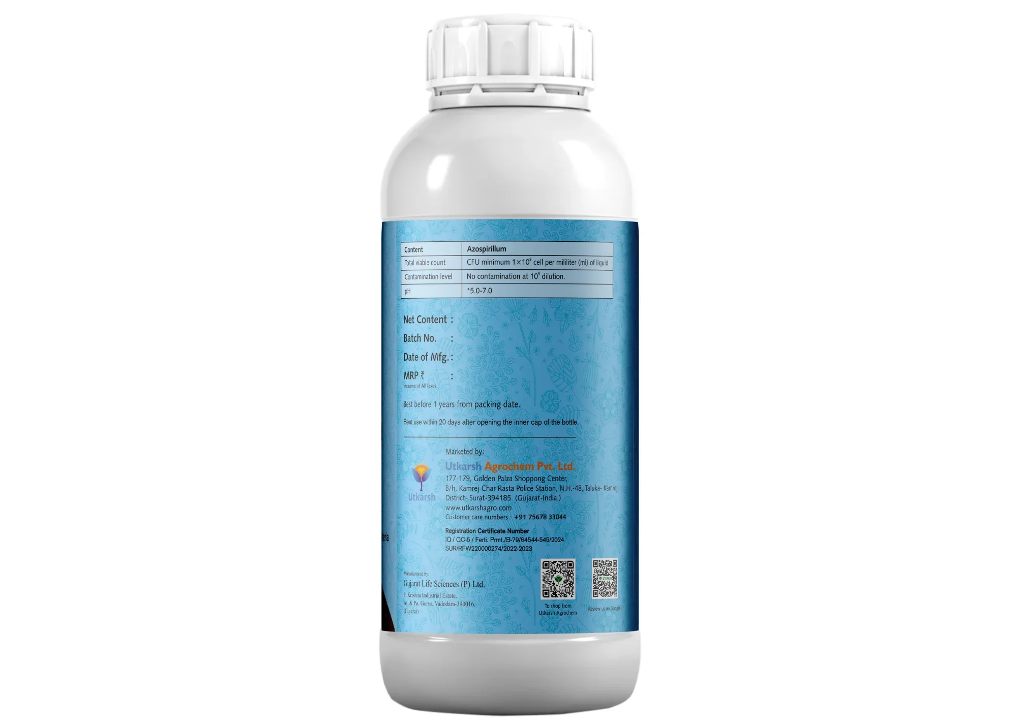 Azospirillum - Nitrogen Fixing Microbes, Liquid Bio Fertilizer for Plants Growth, Healthy Roots, Protect Plants from Biotic & Abiotic Stresses | Azospiriloz - Image 6