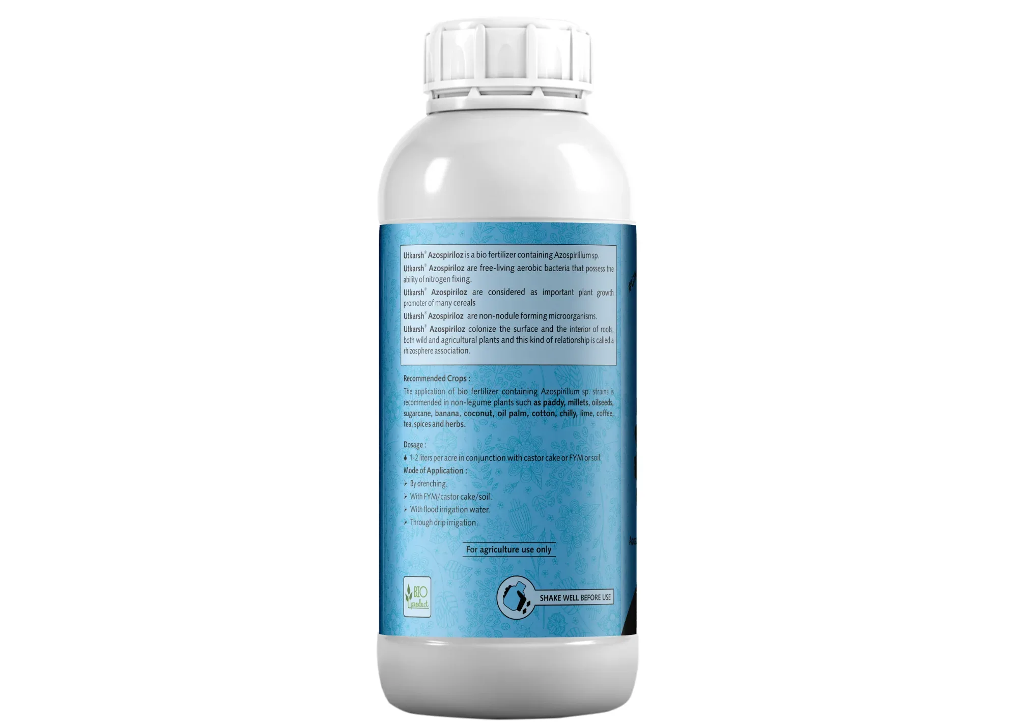 Azospirillum - Nitrogen Fixing Microbes, Liquid Bio Fertilizer for Plants Growth, Healthy Roots, Protect Plants from Biotic & Abiotic Stresses | Azospiriloz - Image 7