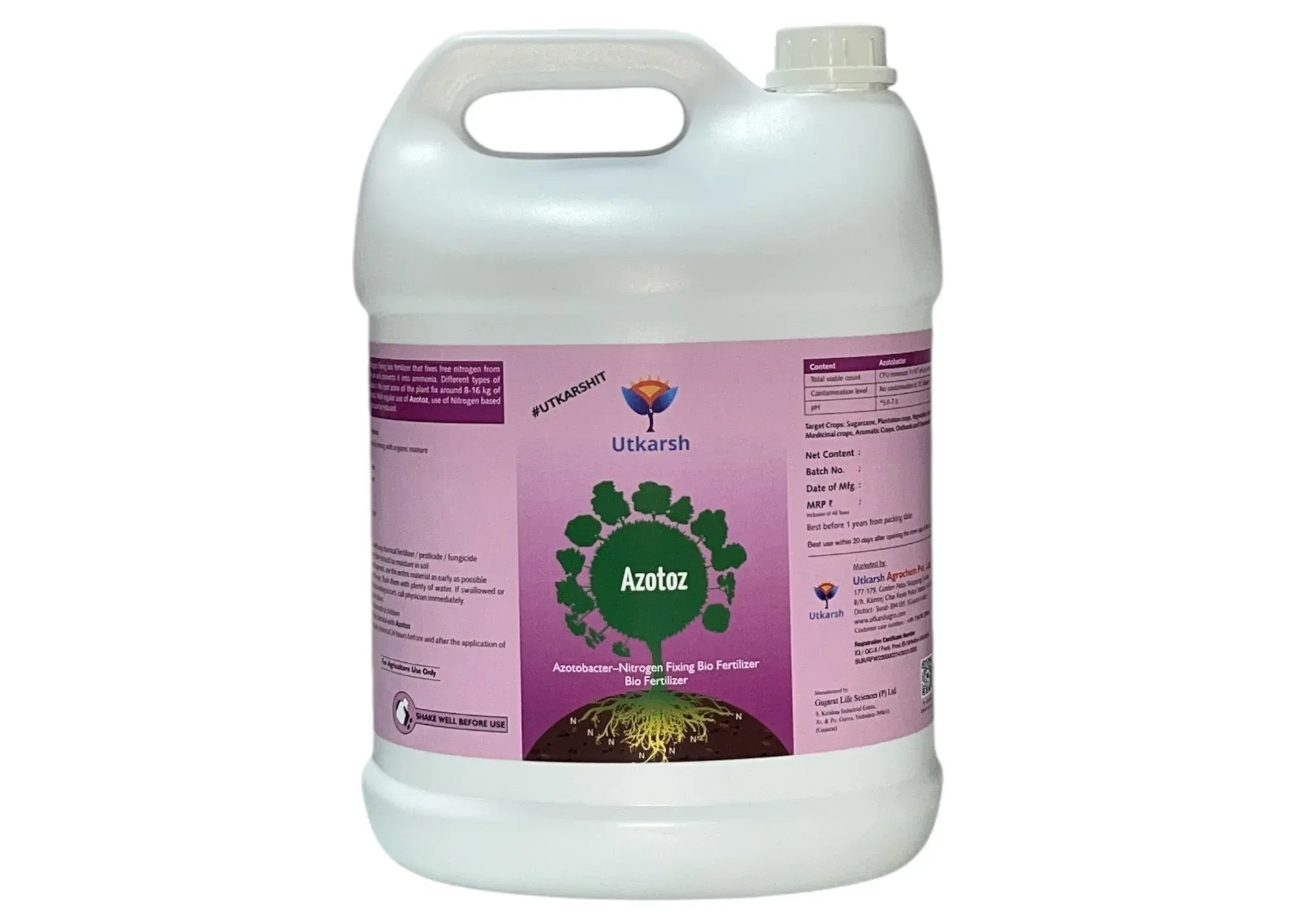 Azotobacter - Nitrogen Fixing Microbes, Liquid Bio Fertilizer for Plants Growth, Increases Soil Structure & Fertility, Yields & Nutrient uptake | Azotoz - Image 10