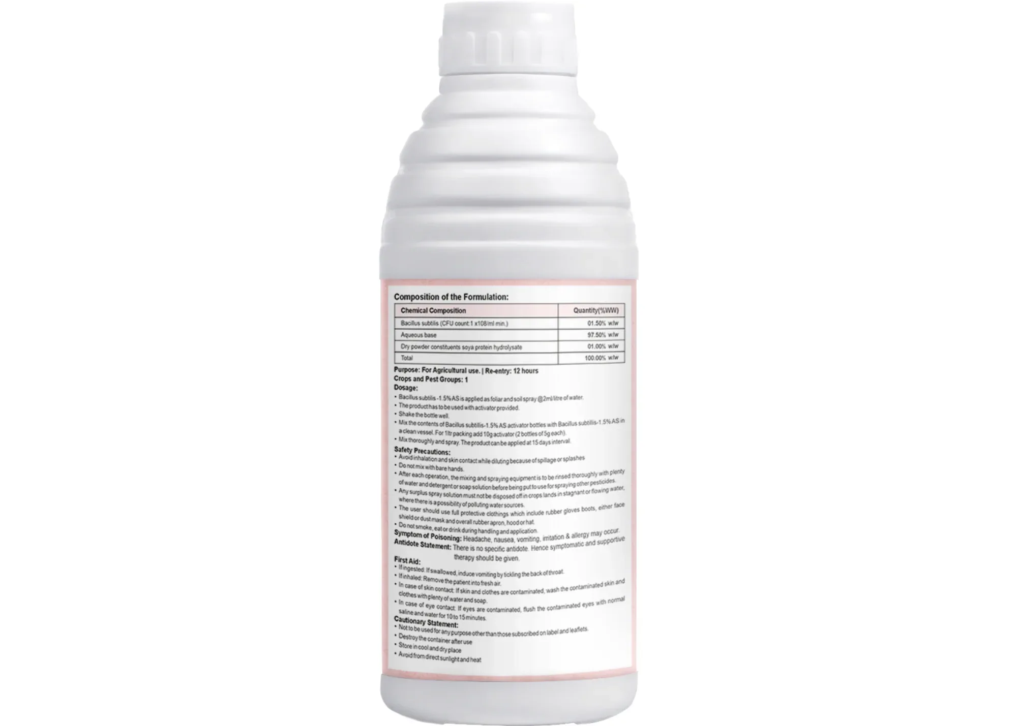 Bacillus Subtilis - Liquid Biofungicide for Plants | Beneficial Microbes for Root Zone & Soil | Helps Protect from Fungal Diseases | For Home Garden, Terrace & Farms | BaciSub-L - Image 7