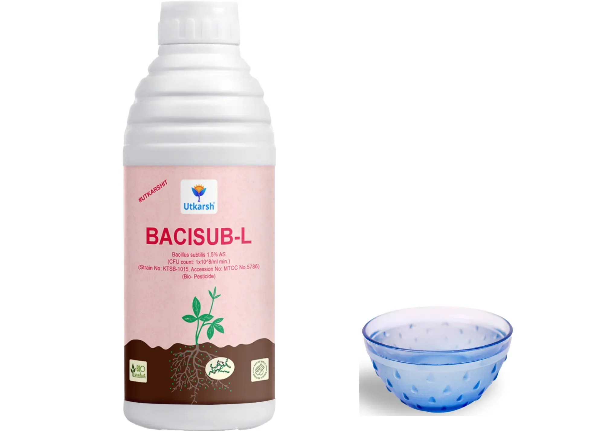 Bacillus Subtilis - Liquid Biofungicide for Plants | Beneficial Microbes for Root Zone & Soil | Helps Protect from Fungal Diseases | For Home Garden, Terrace & Farms | BaciSub-L - Image 8