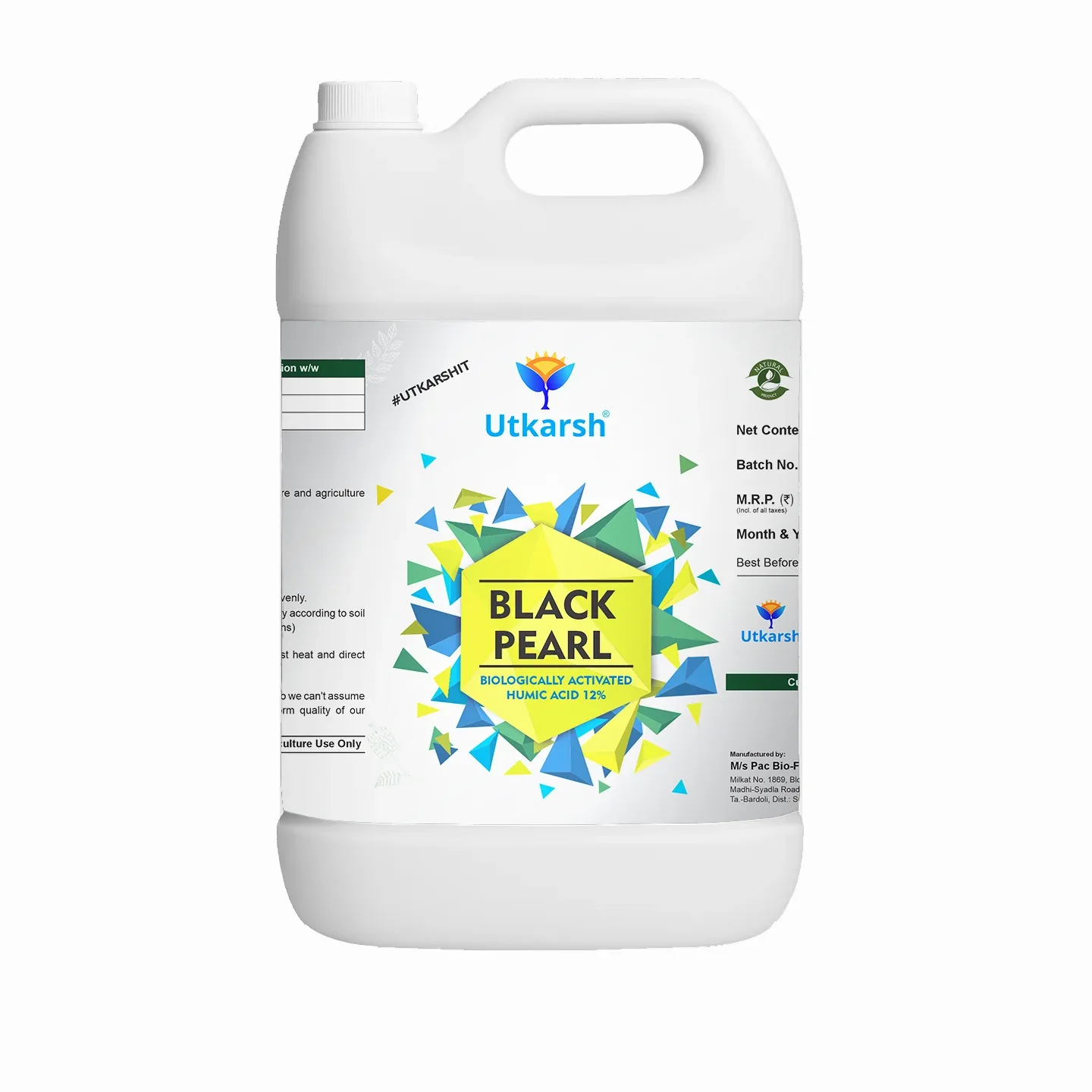 Black Pearl - L (Biologically Activated Liquid Humic Acid 12% & 3% Fulvic Acid), Promotes Plants Growth, Stronger Roots, Improves Flowering & Fruiting, Biostimulant - Image 11
