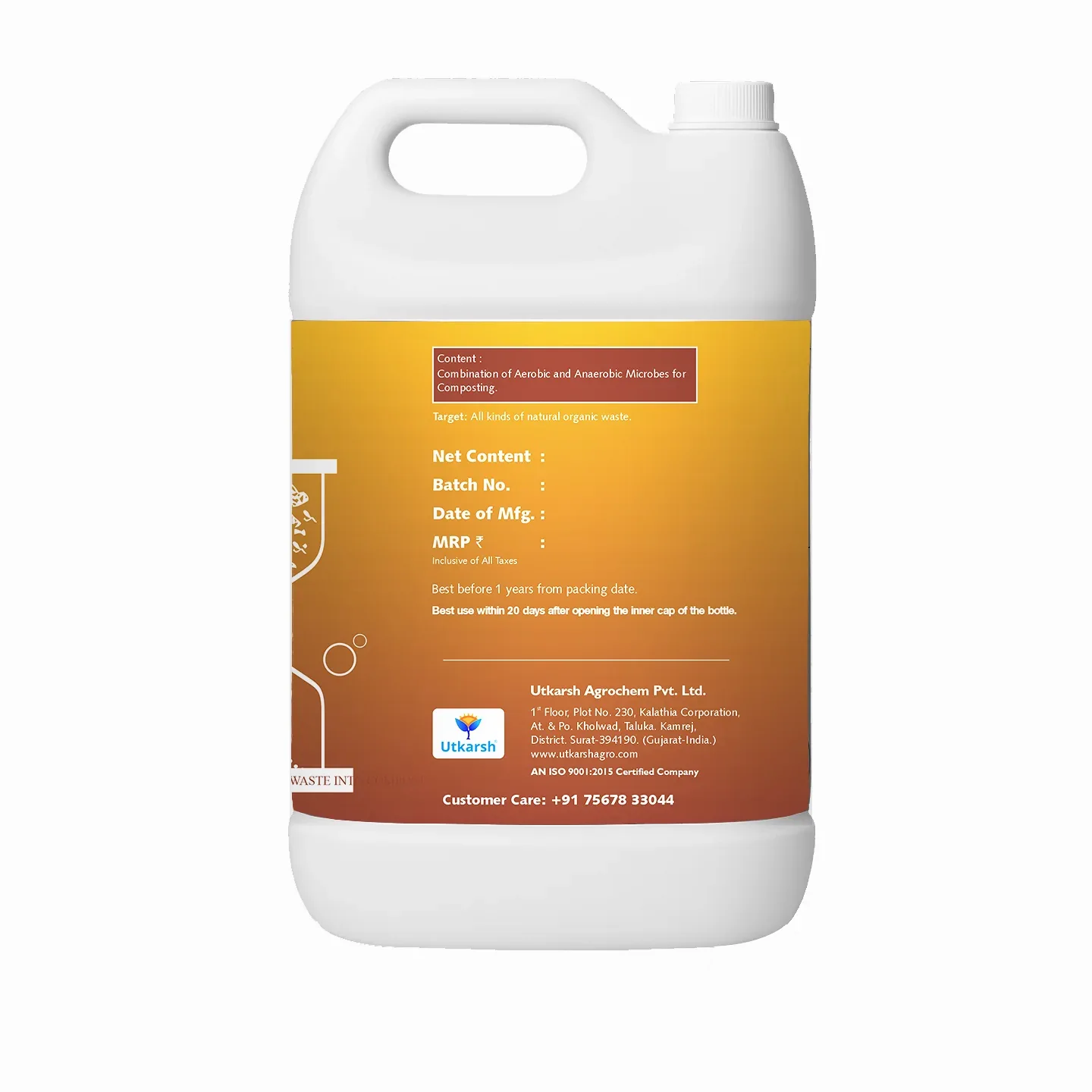 Composter for Quick Decomposition of Organic Waste into Compost, Bio Waste Decomposer, Accelerate Decomposition of Kitchen, Garden Organic Waste- 20 Litre - Image 7