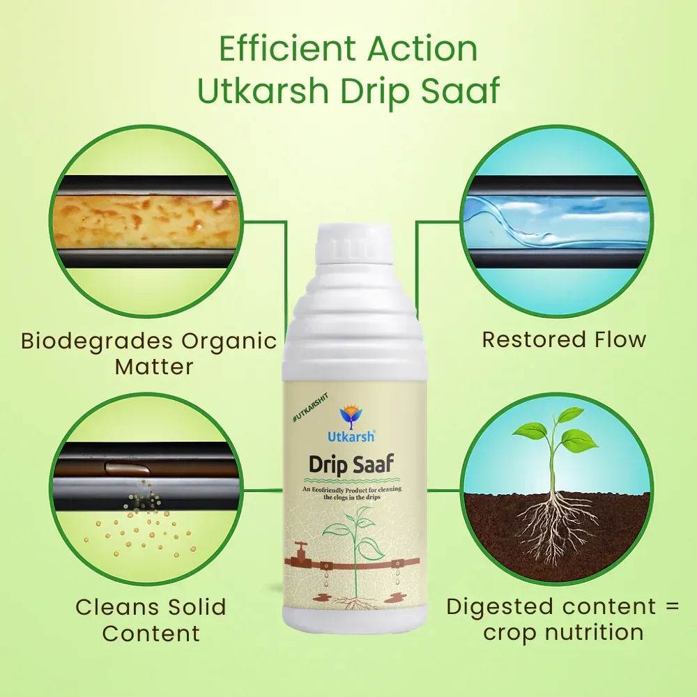 Drip Saaf (Eco-Friendly Product for Cleaning Drip System | Biodegrades Organic Stuffs in the Drips) - Image 3
