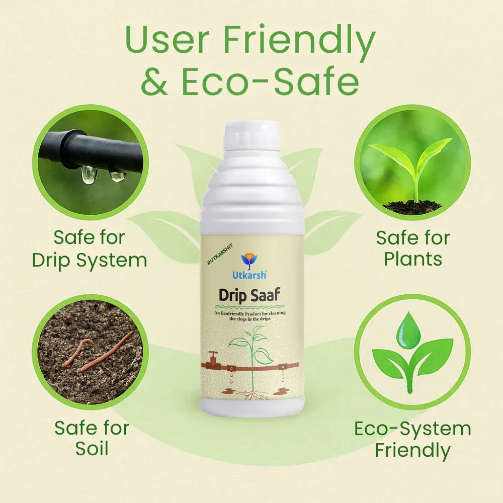 Drip Saaf (Eco-Friendly Product for Cleaning Drip System | Biodegrades Organic Stuffs in the Drips) - Image 4