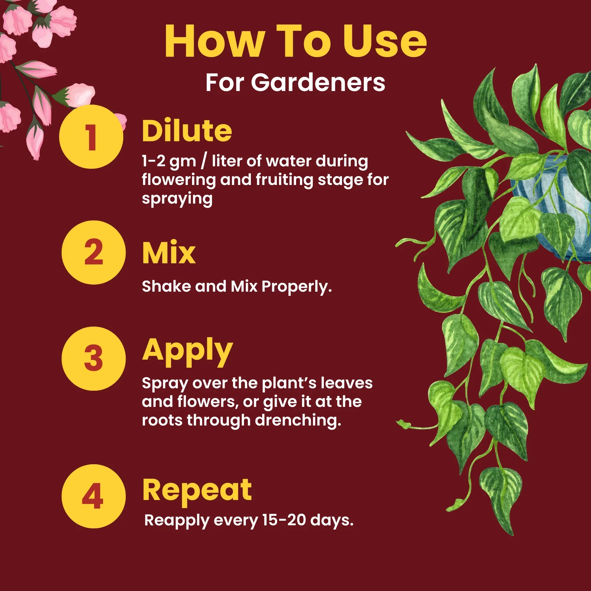 Iron - 12% EDTA Chelated for Plants, 100% Water Soluble Fertilizers, Micronutrients for Vegetables, Fruits, Flowers & Home Garden, Corrects Iron Deficiency | FeGro - Image 7