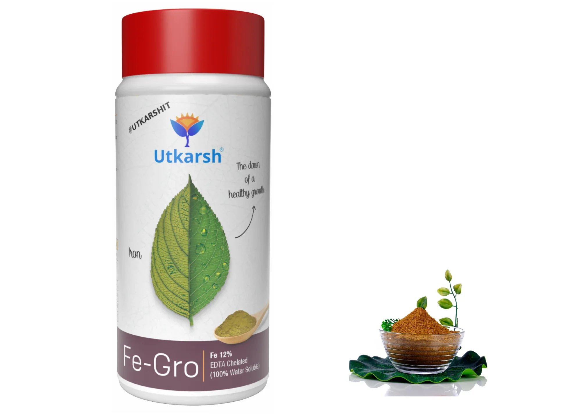 Iron - 12% EDTA Chelated for Plants, 100% Water Soluble Fertilizers, Micronutrients for Vegetables, Fruits, Flowers & Home Garden, Corrects Iron Deficiency | FeGro - Image 12