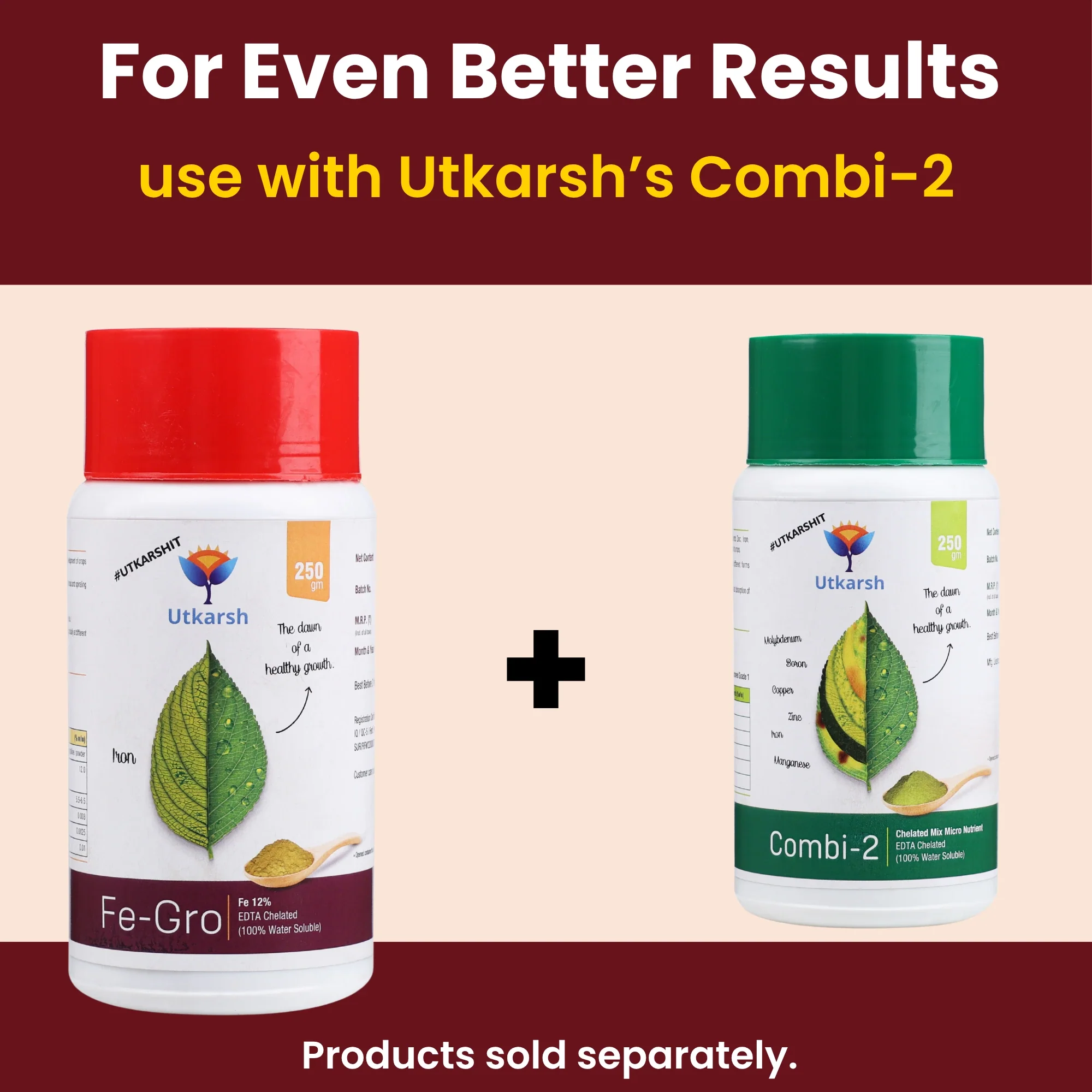 Iron - 12% EDTA Chelated for Plants, 100% Water Soluble Fertilizers, Micronutrients for Vegetables, Fruits, Flowers & Home Garden, Corrects Iron Deficiency | FeGro - Image 9