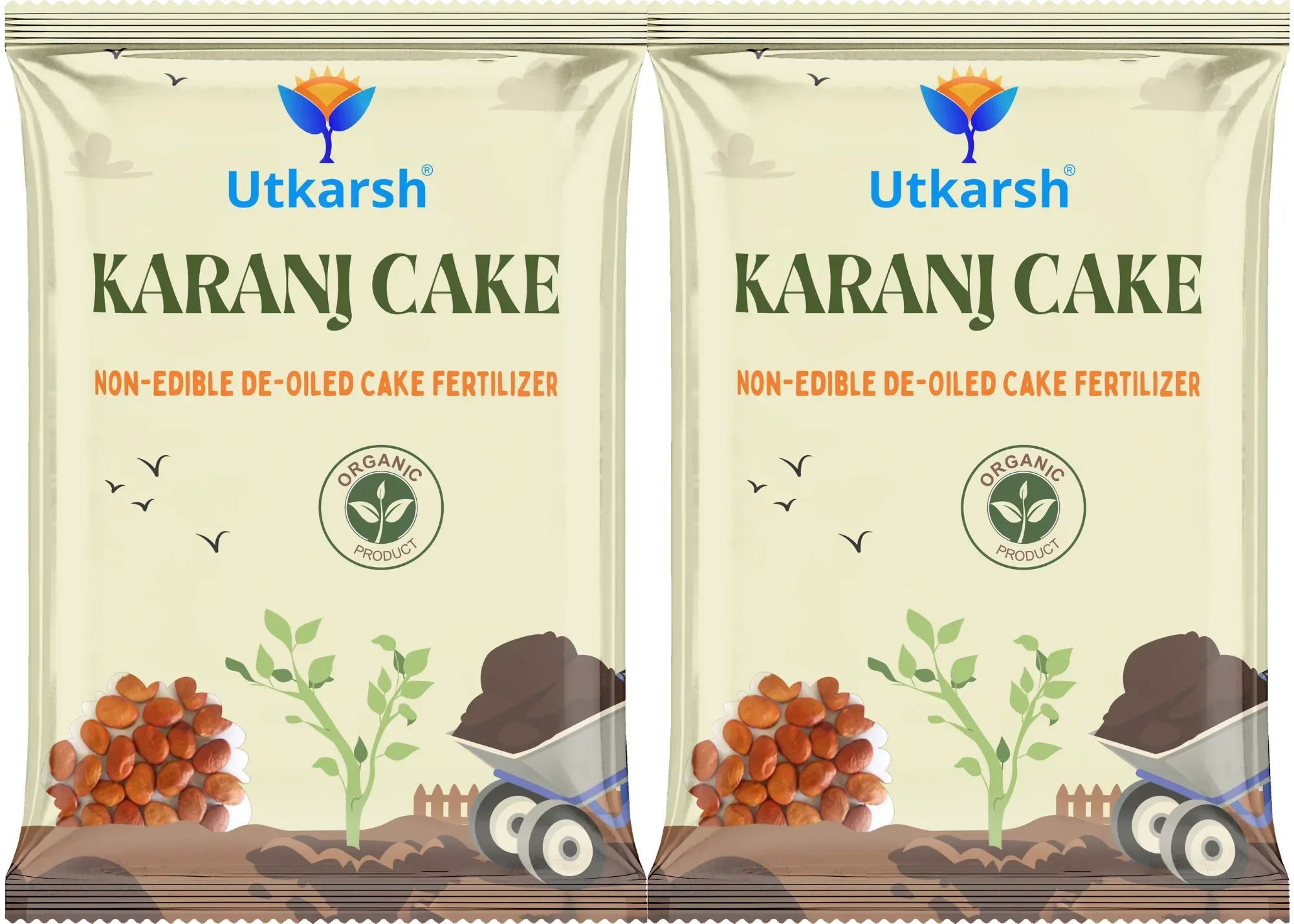 Karanj Cake | Pongamia Cake Khali | Organic Fertilizers Manure for Gardening, All Types of Plants, Flowers, Vegetables & Lawn - Image 8