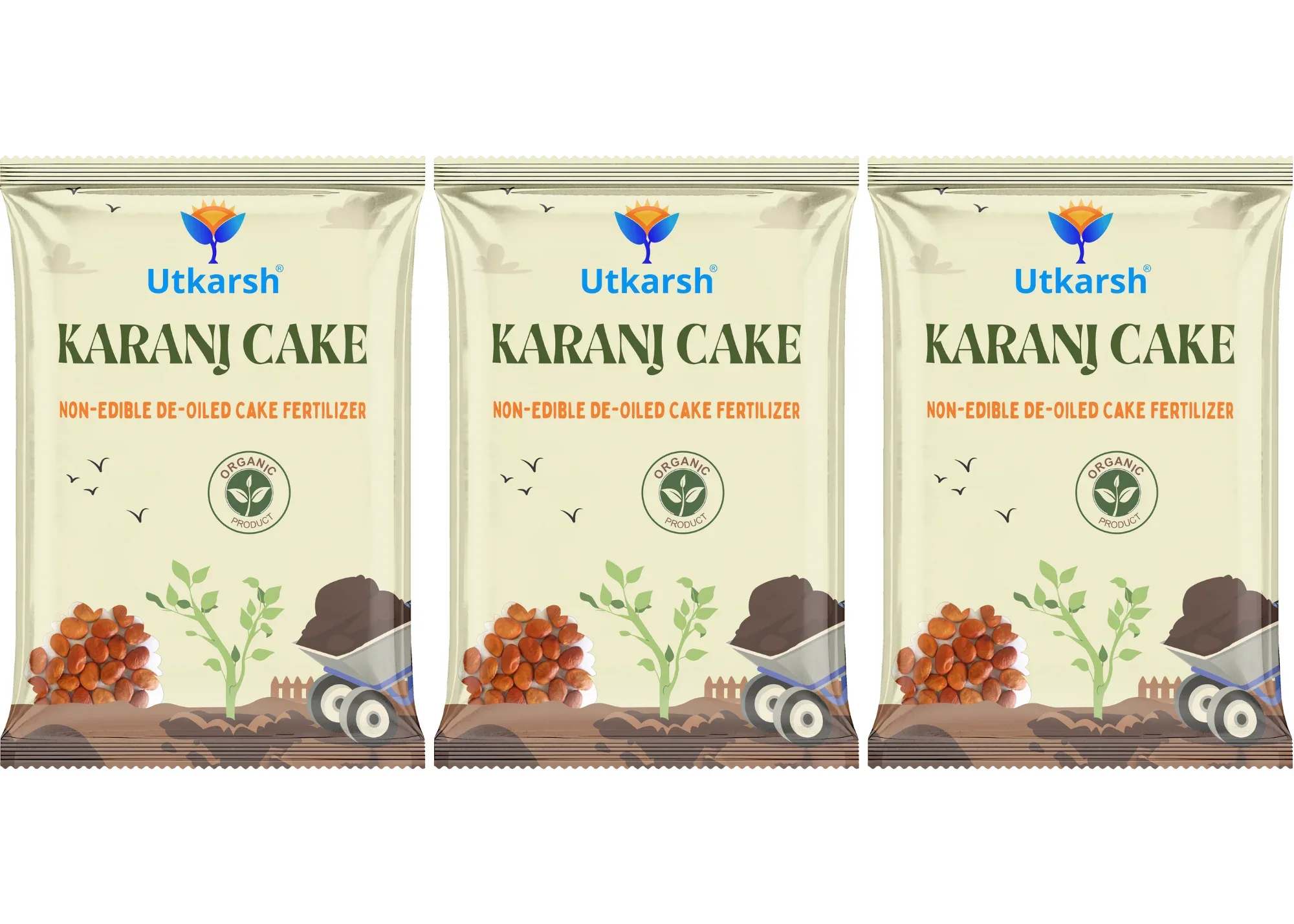 Karanj Cake | Pongamia Cake Khali | Organic Fertilizers Manure for Gardening, All Types of Plants, Flowers, Vegetables & Lawn - Image 9