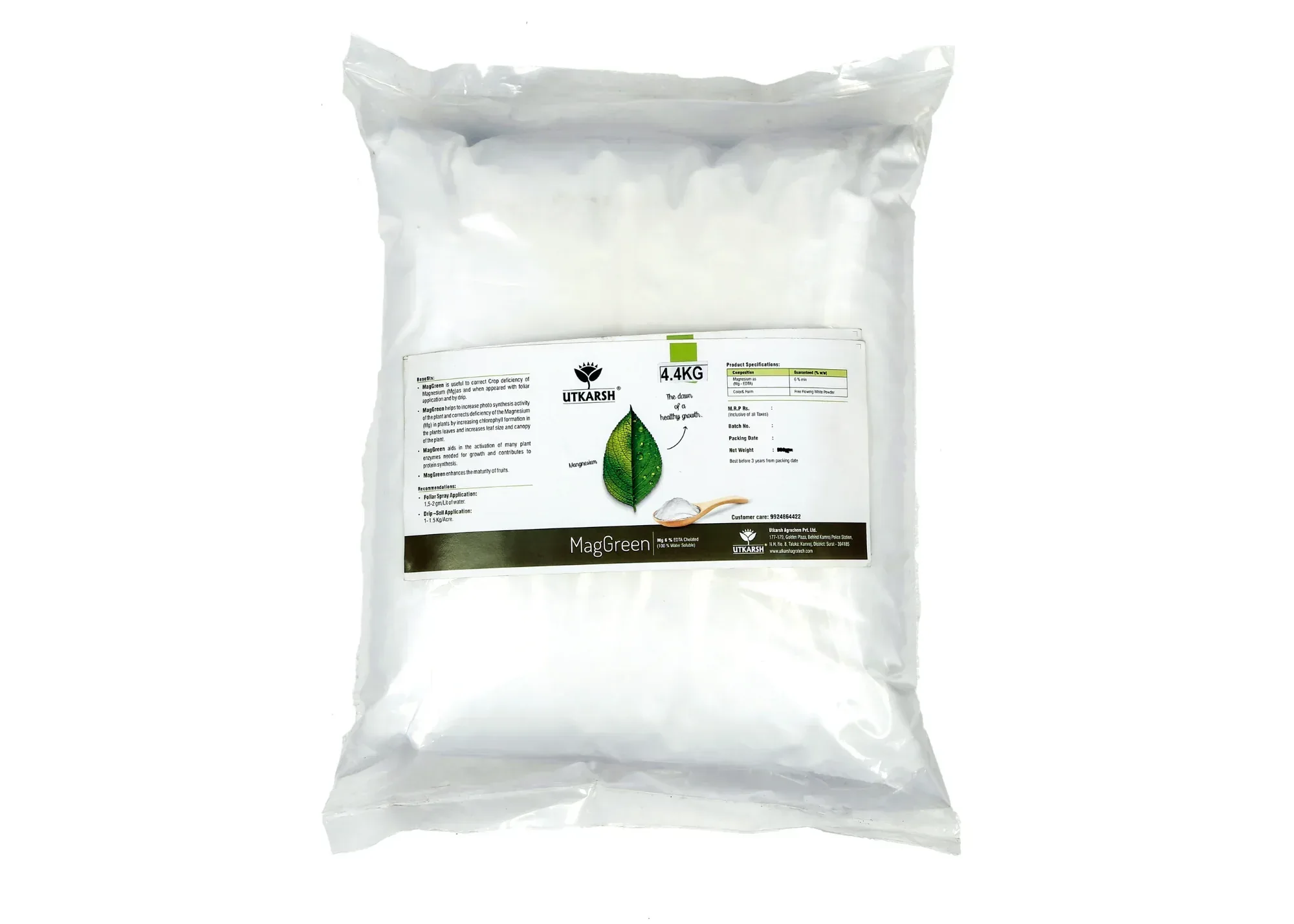 Magnesium - 5% EDTA Chelated Micronutrient, 100% Water Soluble Fertilizers for Plants, Growth Booster for Healthy Green Plants, Crops, Home Garden | MagGreen - Image 9