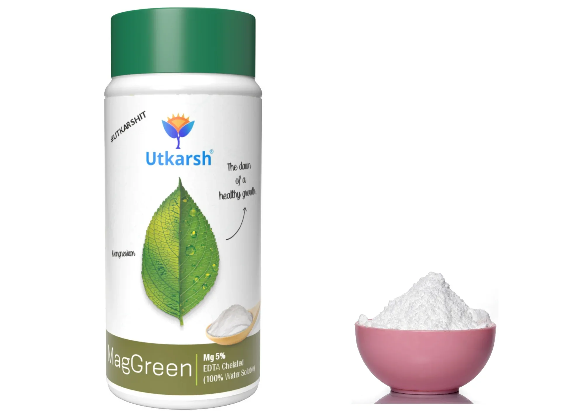 Magnesium - 5% EDTA Chelated Micronutrient, 100% Water Soluble Fertilizers for Plants, Growth Booster for Healthy Green Plants, Crops, Home Garden | MagGreen - Image 8