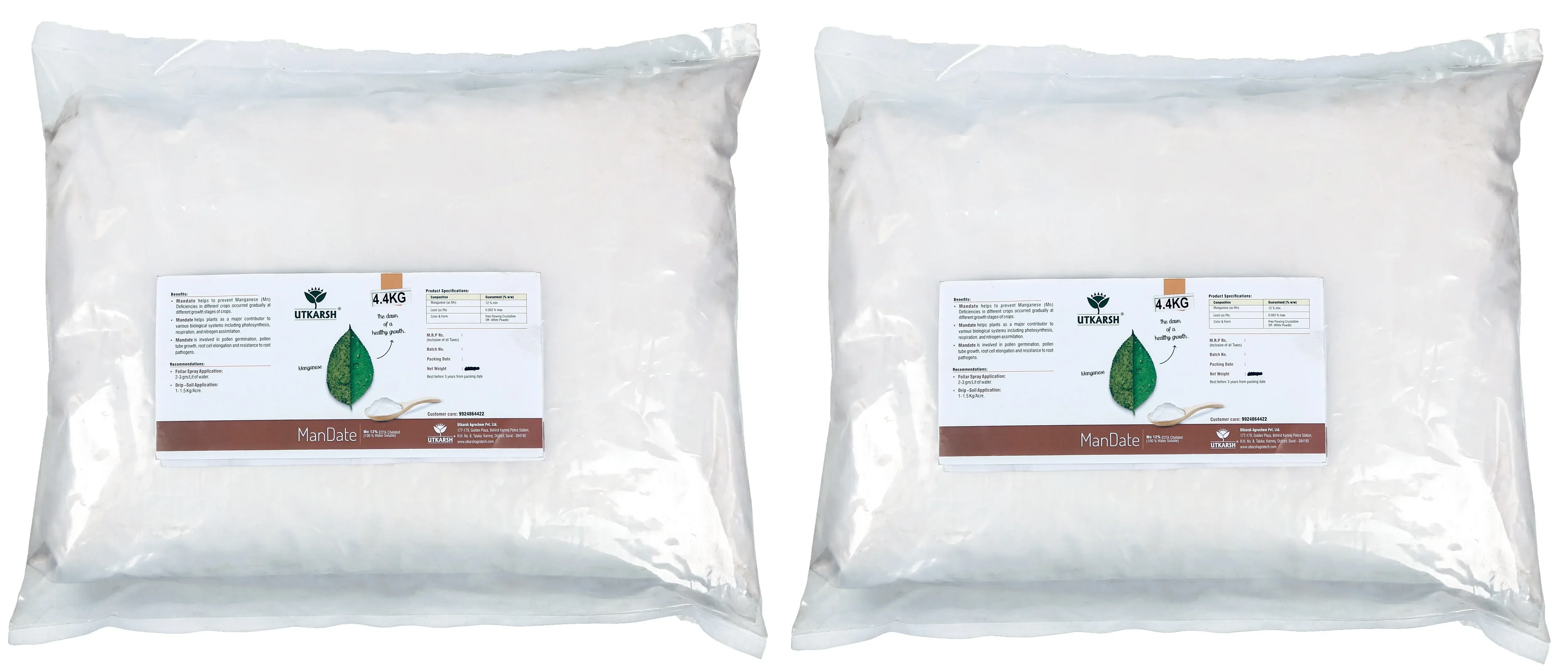 Manganese - 10% EDTA Chelated Micronutrient, 100% Water Soluble Fertilizers for Plants, Resistance to Root Pathogens, Enhances & Boosts Plant Growth | ManDate - Image 10
