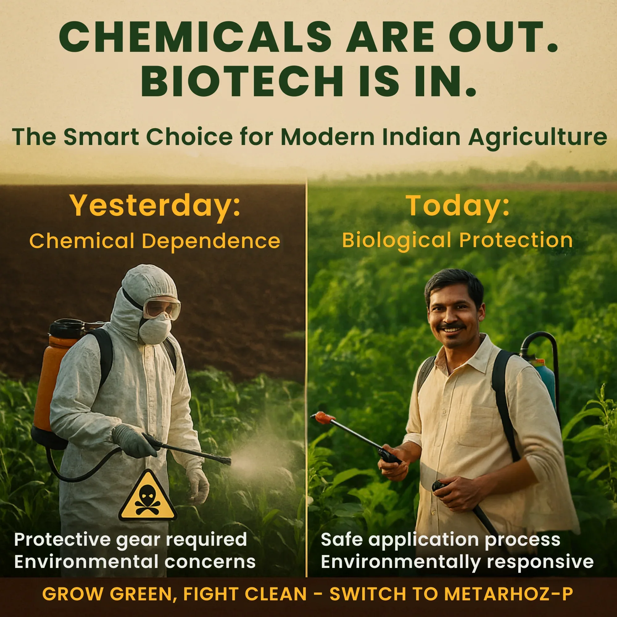 Metarhizium Anisopliae 1% W.P. 1 x 10^8 CFU/gm min. Bio Insecticides for Plants, Crops and Home Gardening - Metarhoz-P - Image 3