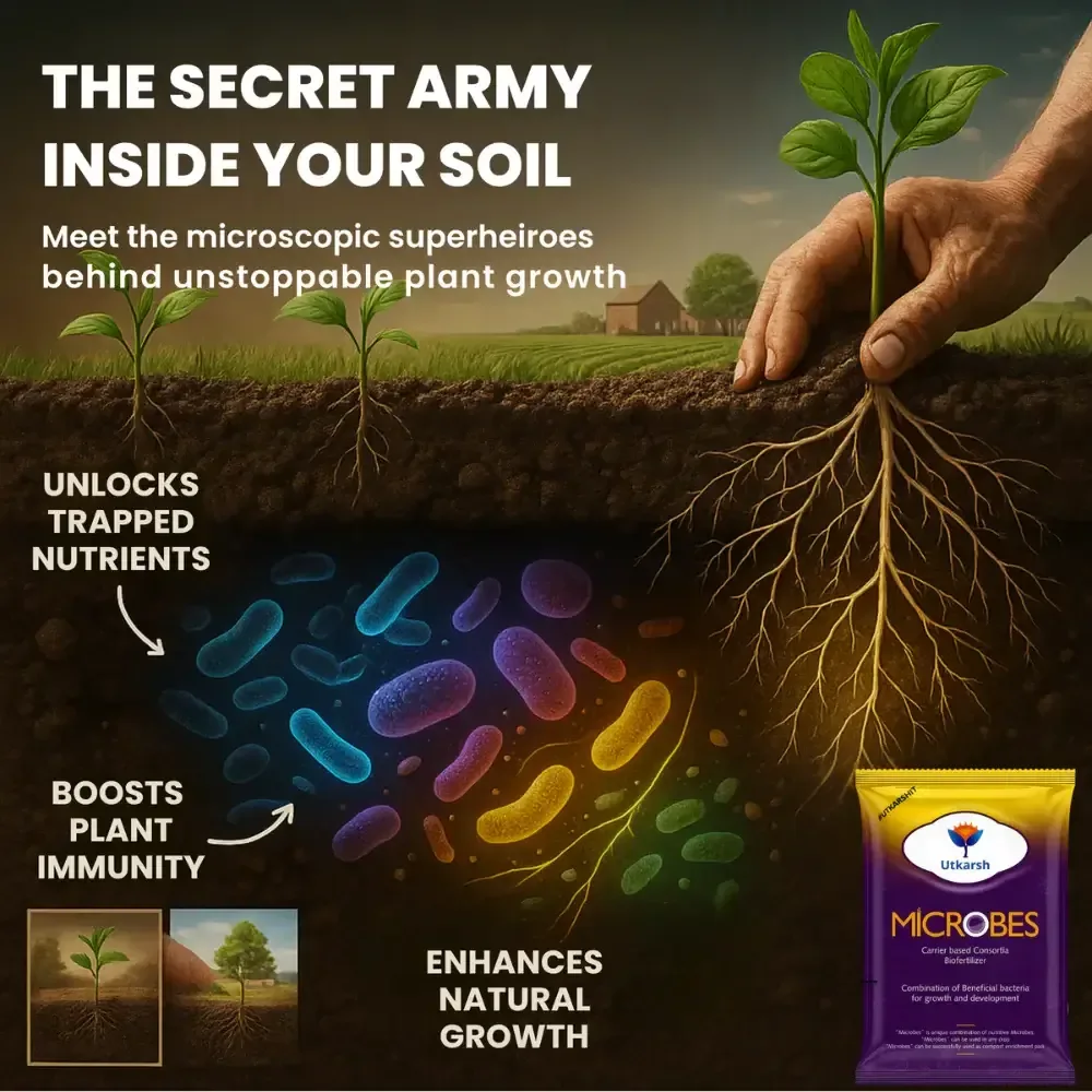 Microbes (Consortia - Azotobacter, Acetobacter, Rhizobium, Phosphorus Solubilizing Bacteria PSB, Potassium Mobilizing Bacteria KMB) - Image 4