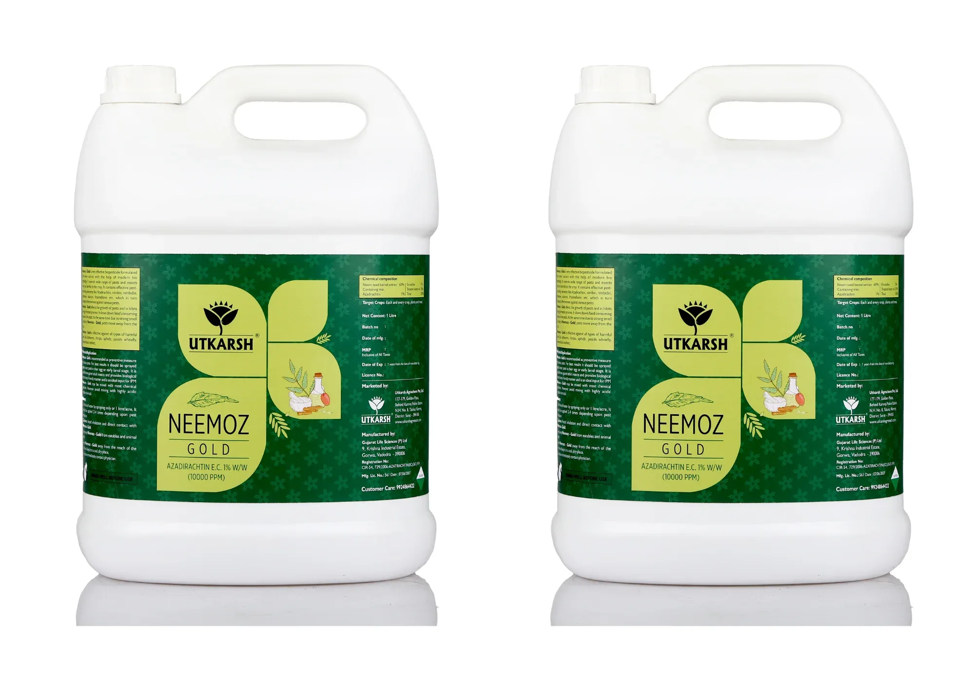 Neemoz-Gold (Azadirachtin E.C. 1% w/w, 10000 ppm) Neem Oil Based Natural Insecticide - Image 10