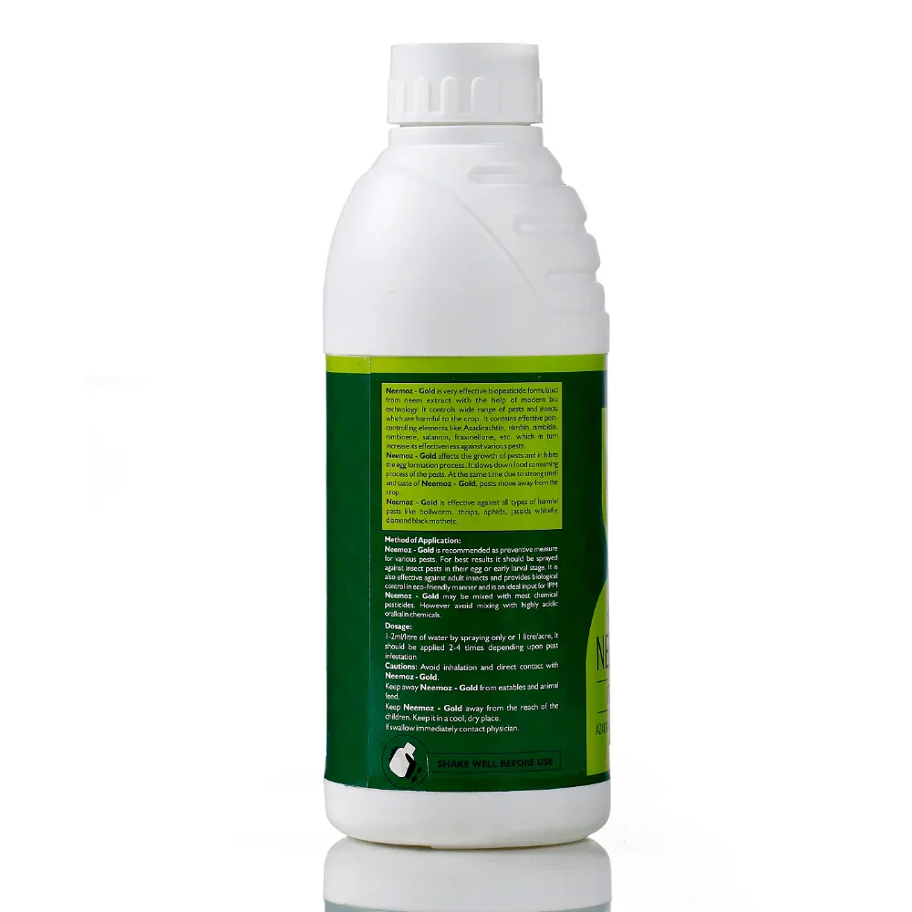 Neemoz-Gold (Azadirachtin E.C. 1% w/w, 10000 ppm) Neem Oil Based Natural Insecticide - Image 4