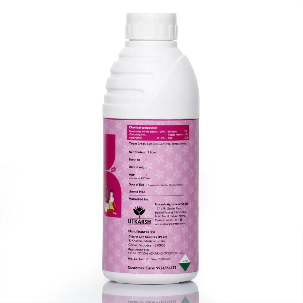 Neemoz-Silver (Azadirachtin E.C. 0.15% w/w 3000 ppm) Neem Oil Based Natural Insecticide - Image 3
