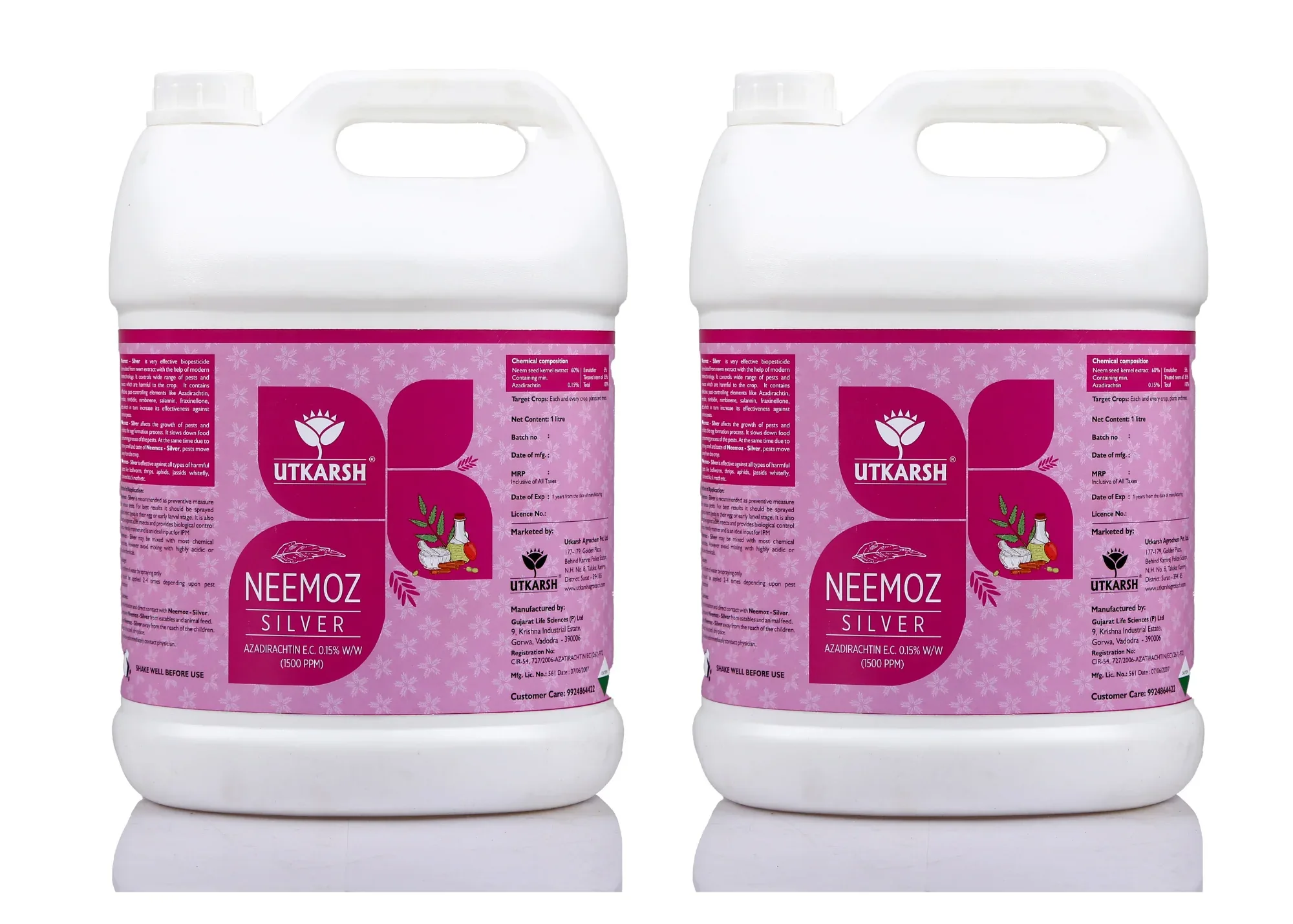 Neemoz-Silver (Azadirachtin E.C. 0.15% w/w 3000 ppm) Neem Oil Based Natural Insecticide - Image 8