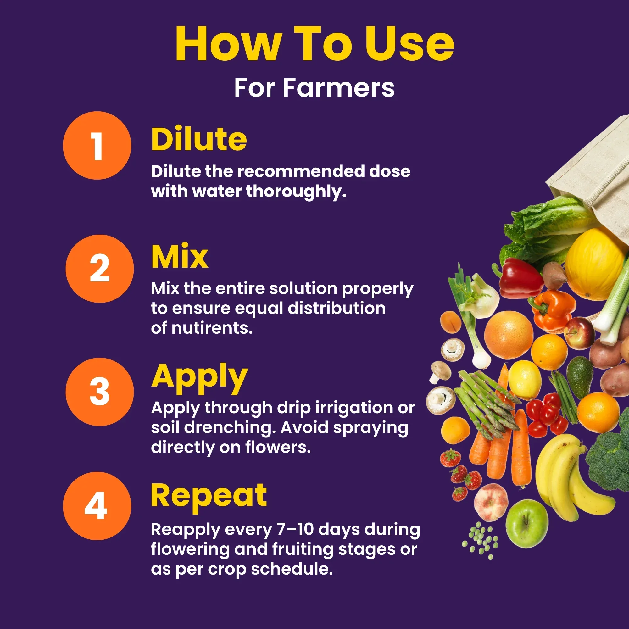 NOP 13 00 45 - Potassium Nitrate, NPK Fertilizers for Plants Growth & Healthy Home Garden | 100% Water Soluble Powder, Growth Boost for Fruits and Flowers - Image 6