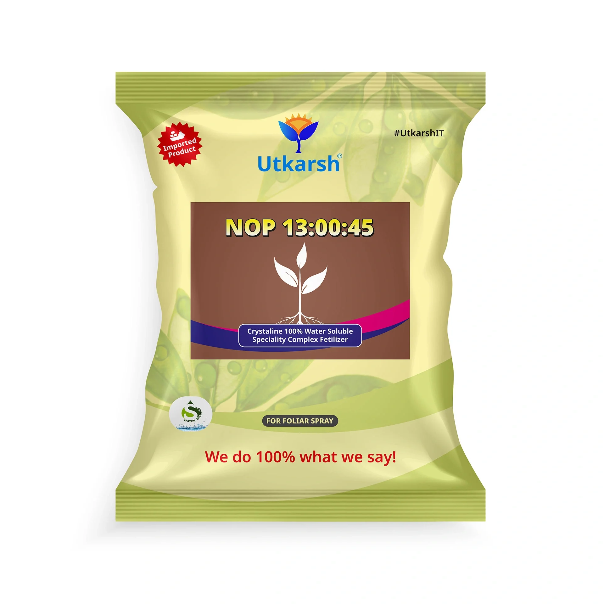 NOP 13 00 45 - Potassium Nitrate, NPK Fertilizers for Plants Growth & Healthy Home Garden | 100% Water Soluble Powder, Growth Boost for Fruits and Flowers - Image 13