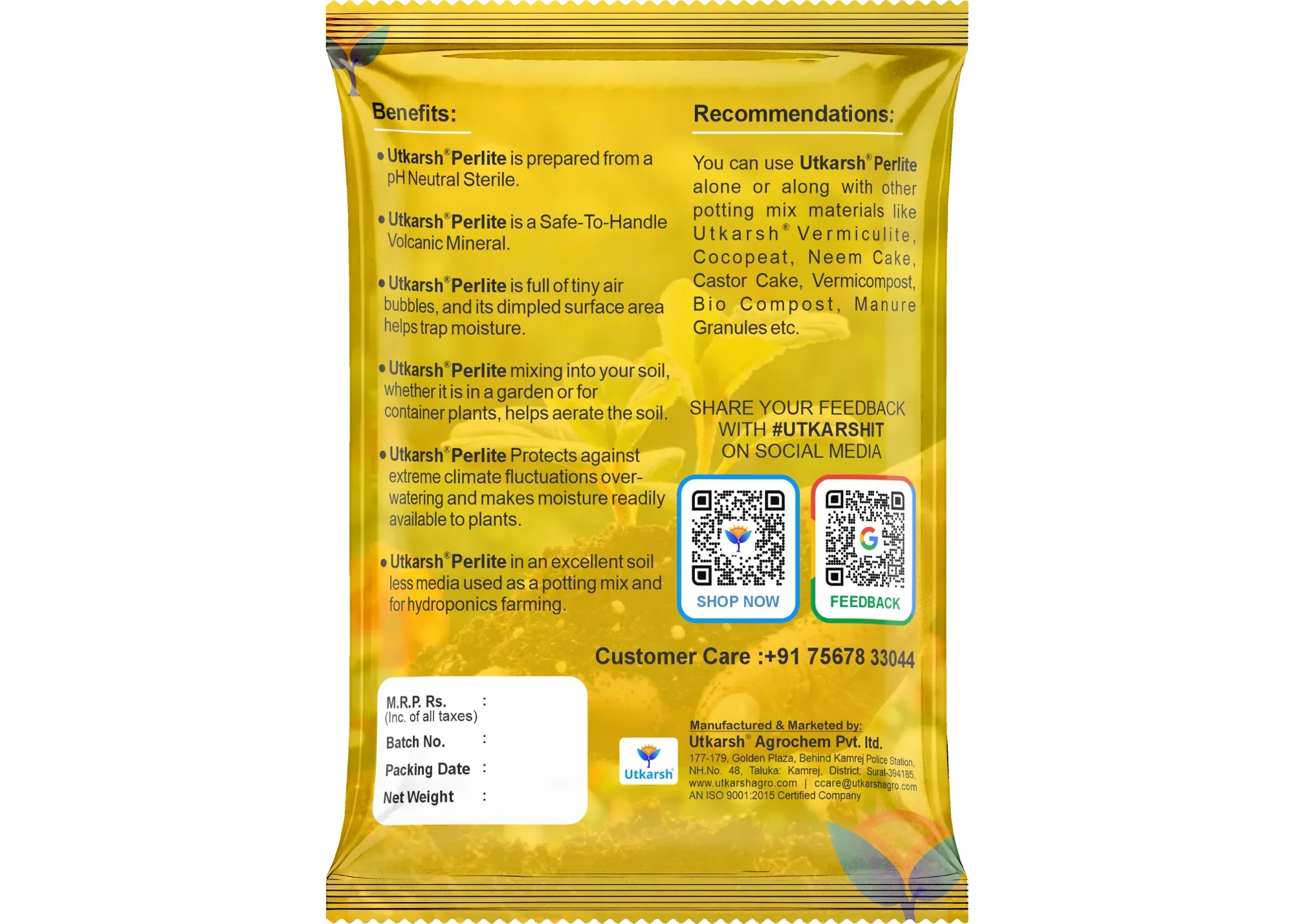 Perlite for Plants Growth, Home Terrace Garden, Indoor & Outdoor Plants, Hydroponics & Horticulture, Conditioner for Potting Soil Mix, Enhances Drainage & Aeration | Size: 2 - 7 mm - Image 8