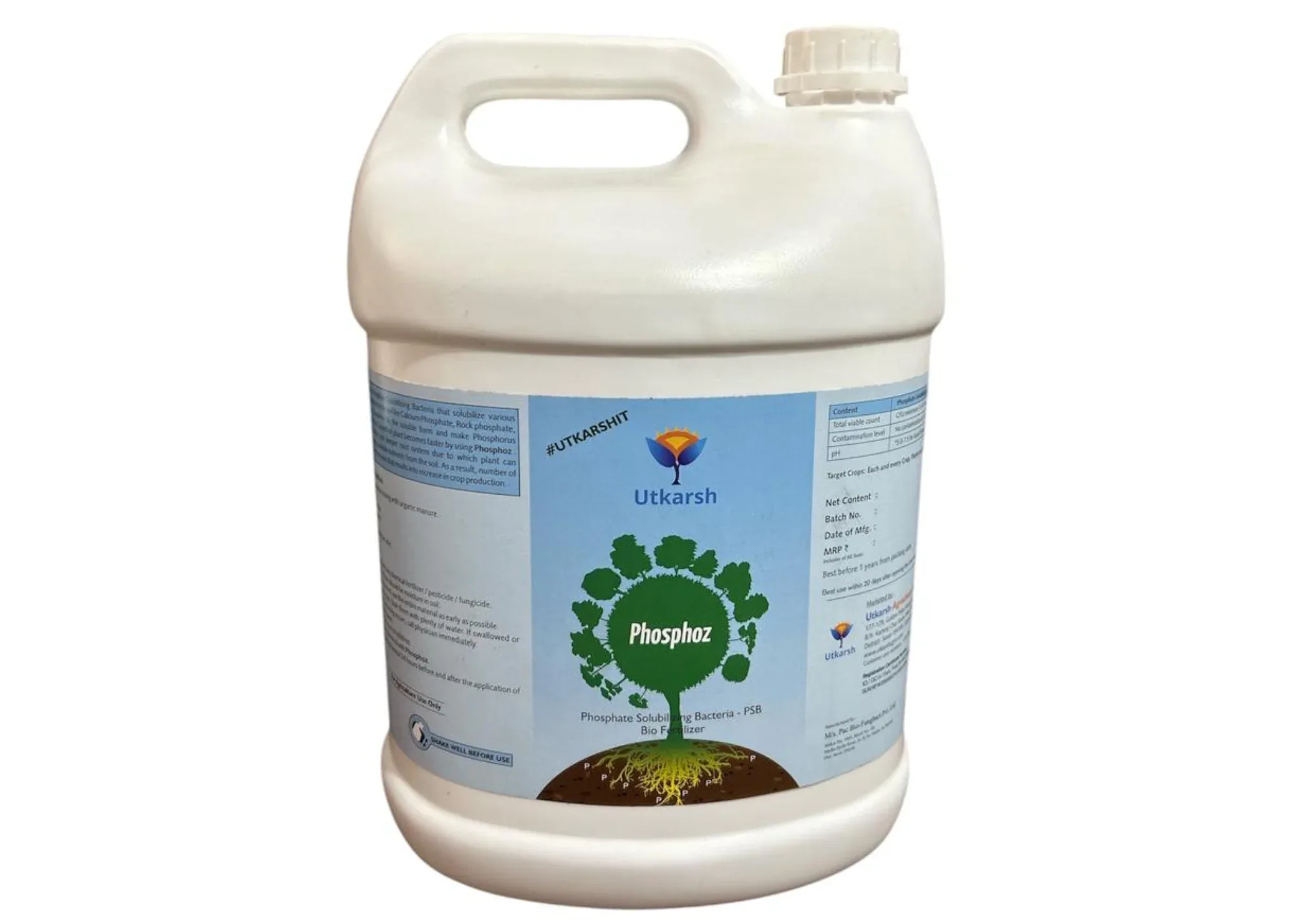 Phosphate Solubilizing Bacteria - PSB, Liquid Bio Fertilizer for Plants Growth, Nutrition, Develops Roots, Increases Flowering & Fruits, Crops | Phosphoz - Image 10