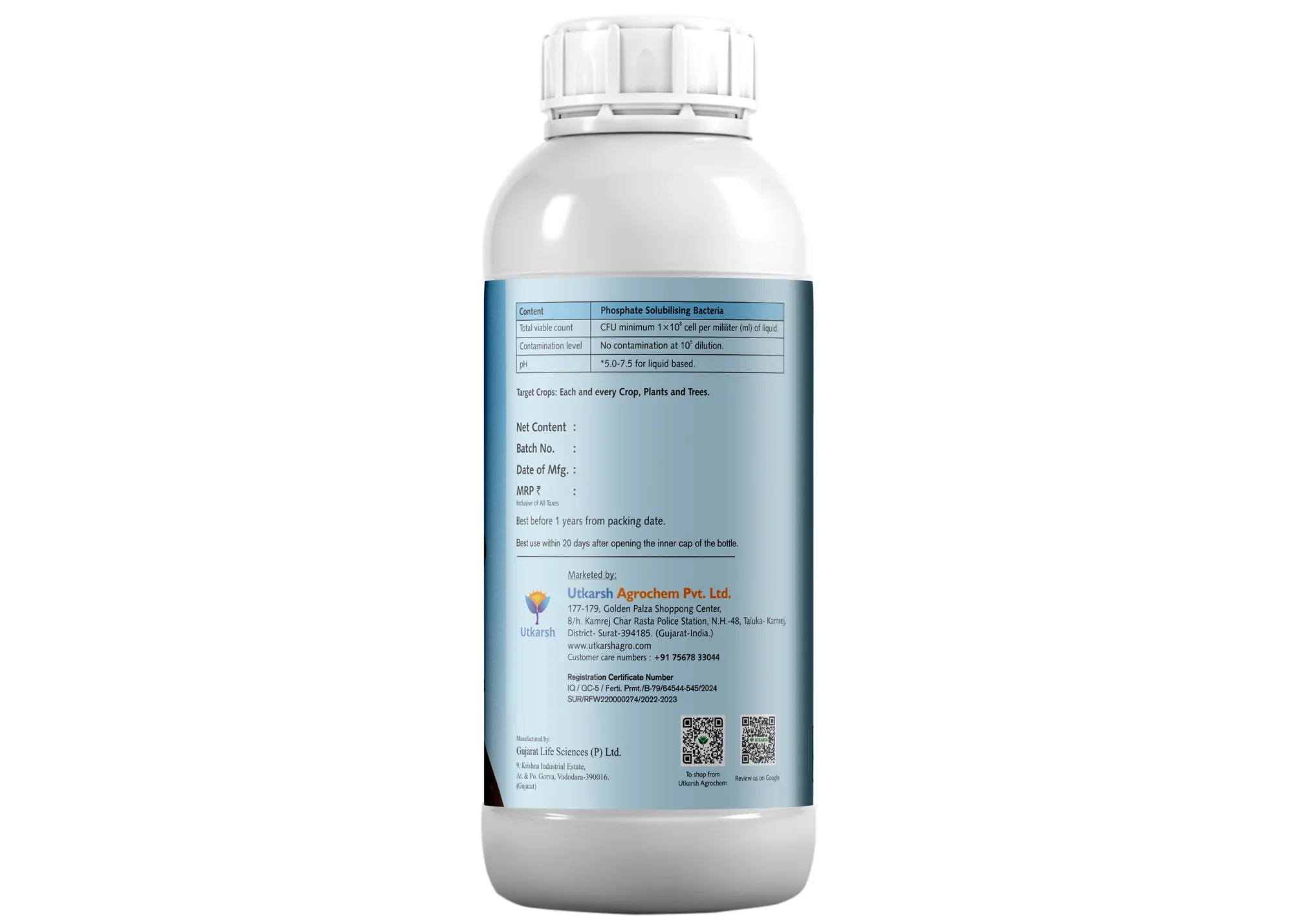 Phosphate Solubilizing Bacteria - PSB, Liquid Bio Fertilizer for Plants Growth, Nutrition, Develops Roots, Increases Flowering & Fruits, Crops | Phosphoz - Image 7