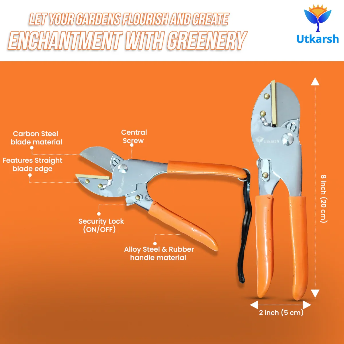 Premium Roll Cut Secateurs- 1 Pc - Image 3
