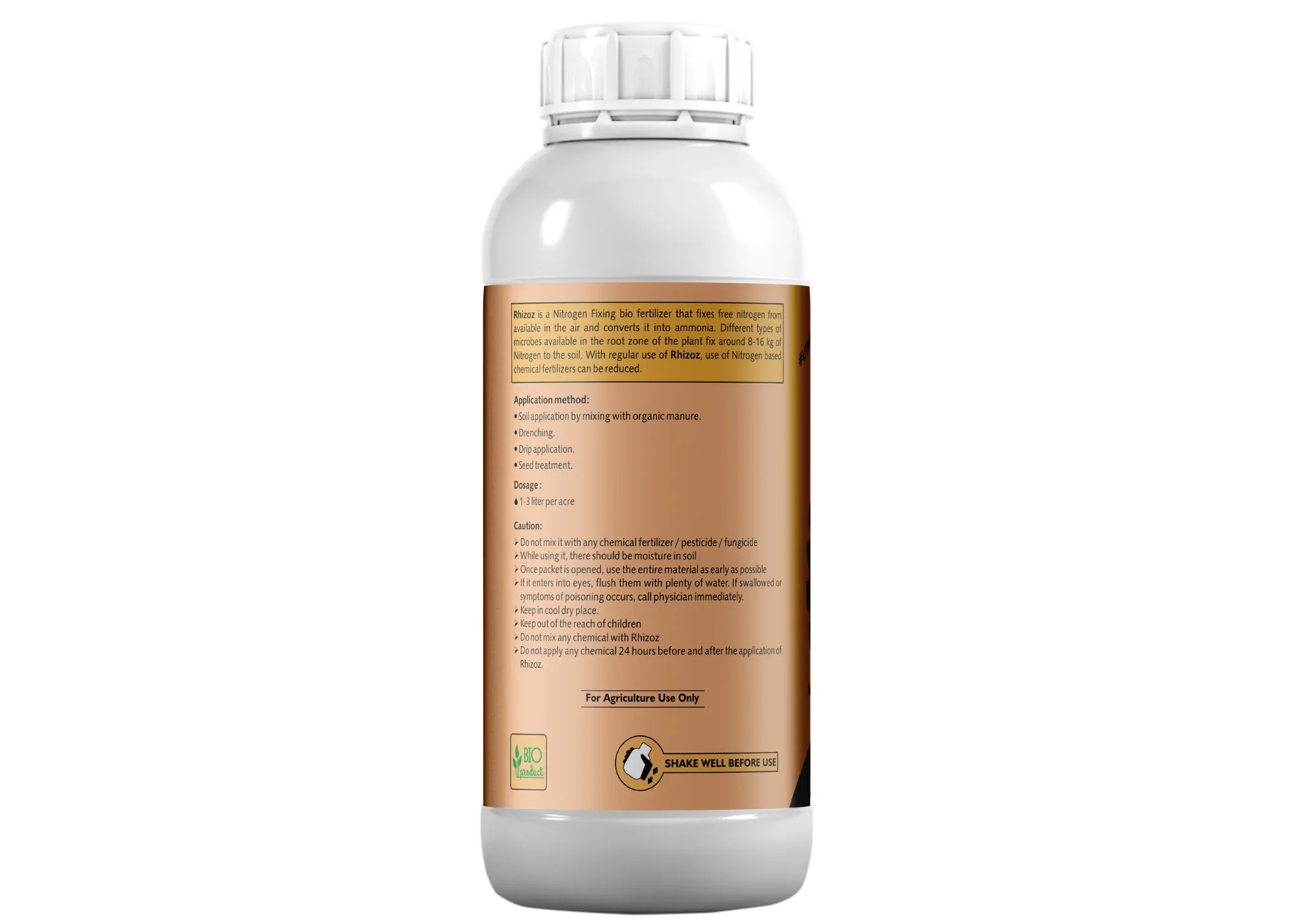 Rhizobium Nitrogen Fixing Bacteria, Liquid Bio Fertilizer for Plants Growth, Increases Organic Matter in Soil | Rhizoz - Image 6