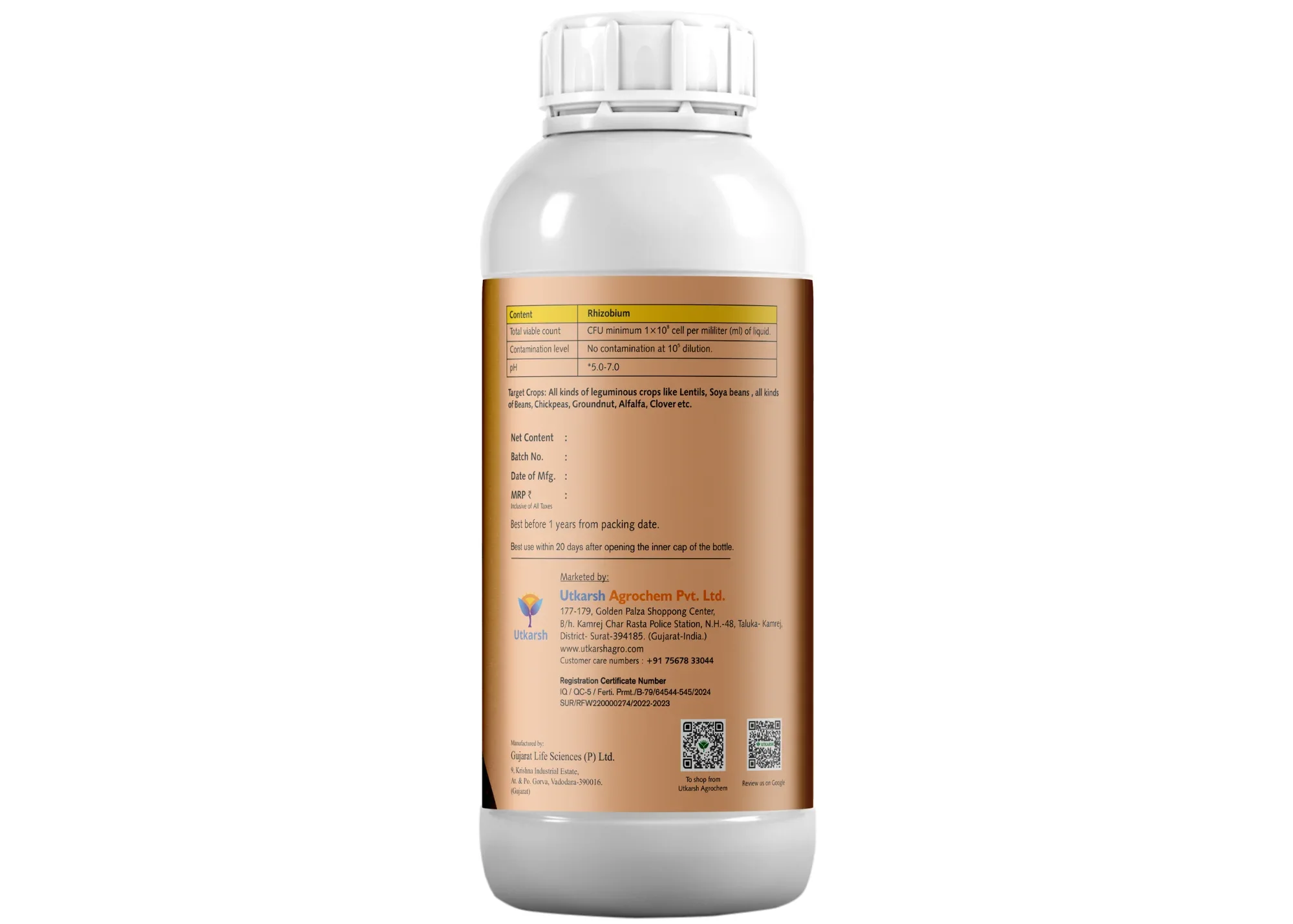 Rhizobium Nitrogen Fixing Bacteria, Liquid Bio Fertilizer for Plants Growth, Increases Organic Matter in Soil | Rhizoz - Image 7