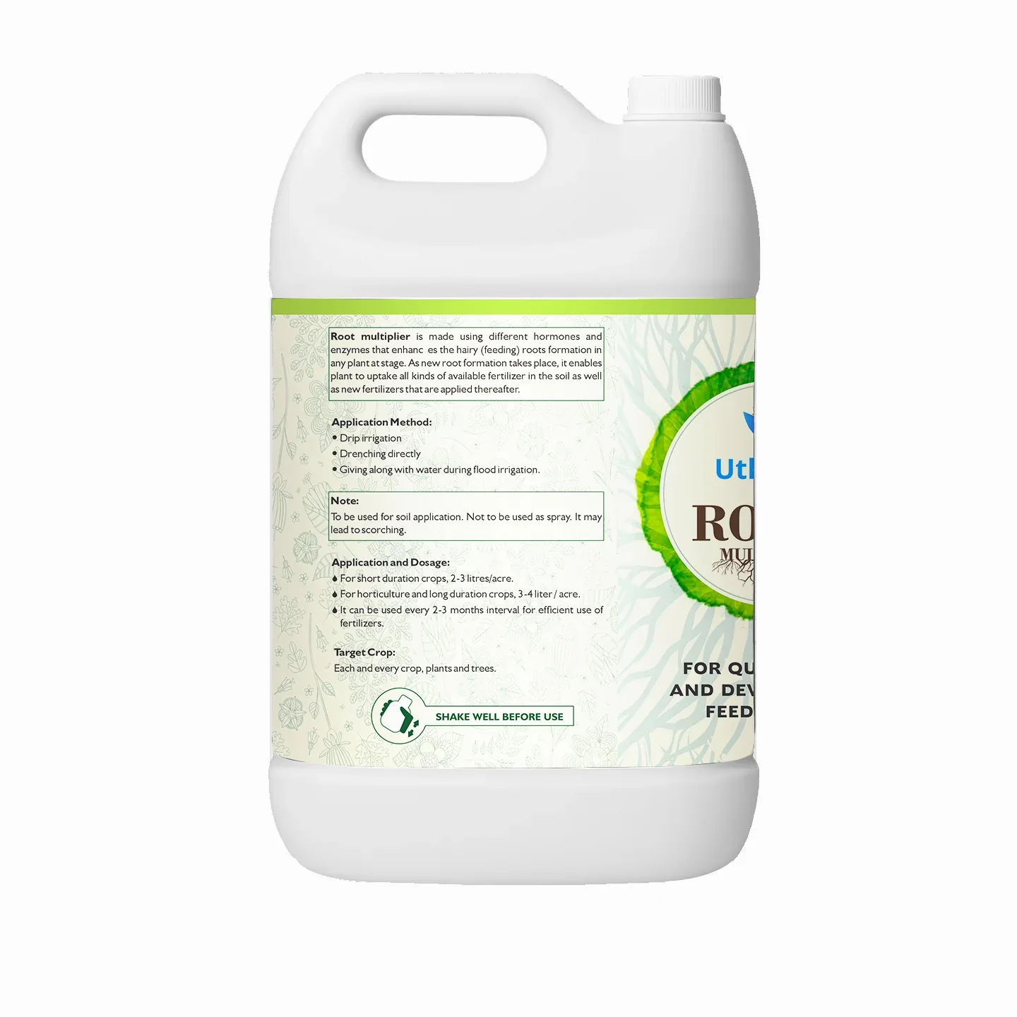 Roots Multiplier (For Quick Hairy Roots Formation) Plant Food for Healthy Roots - 20 Litre - Image 8