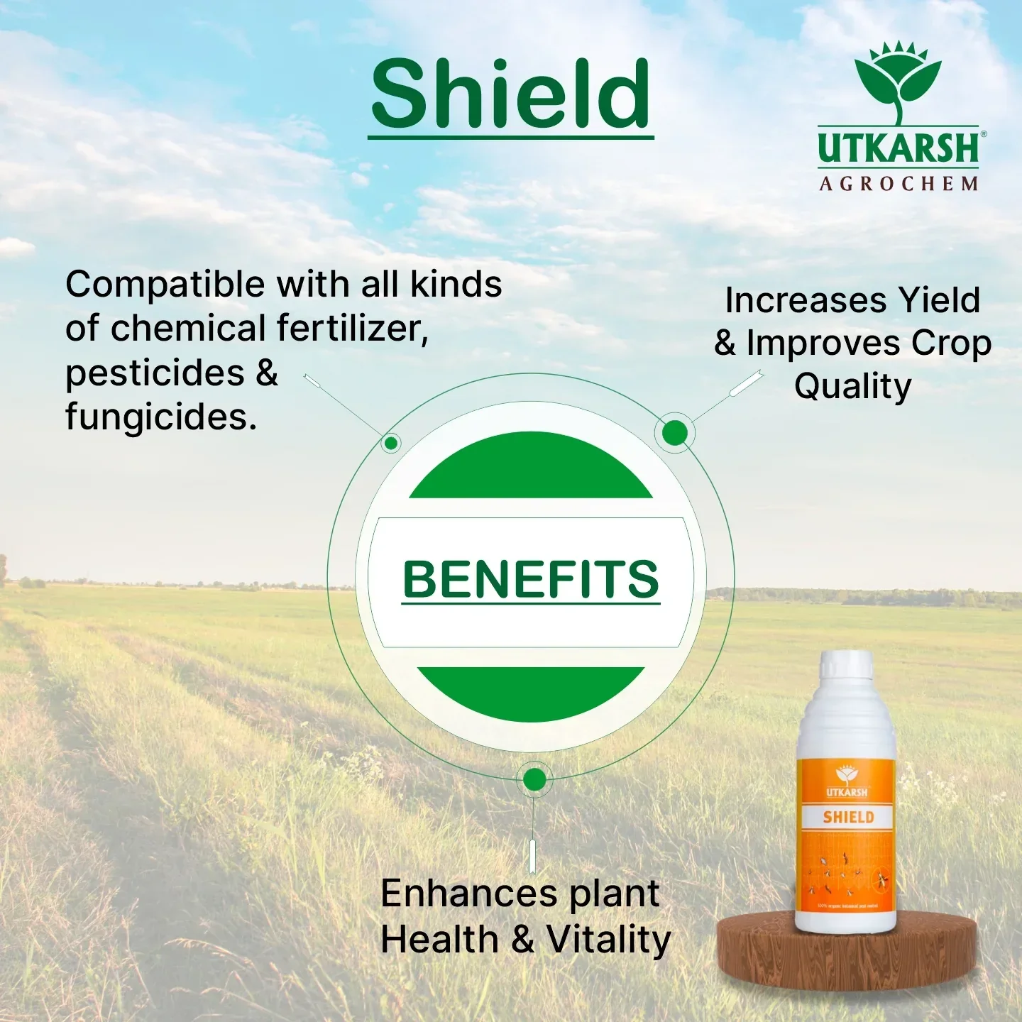 Shield | 100% Organic Botanical Pest Control, Natural Plant Protector | Compatible with all kinds of Chemical Fertilizer, Bio Pesticide and Bio Fungicide - Image 3