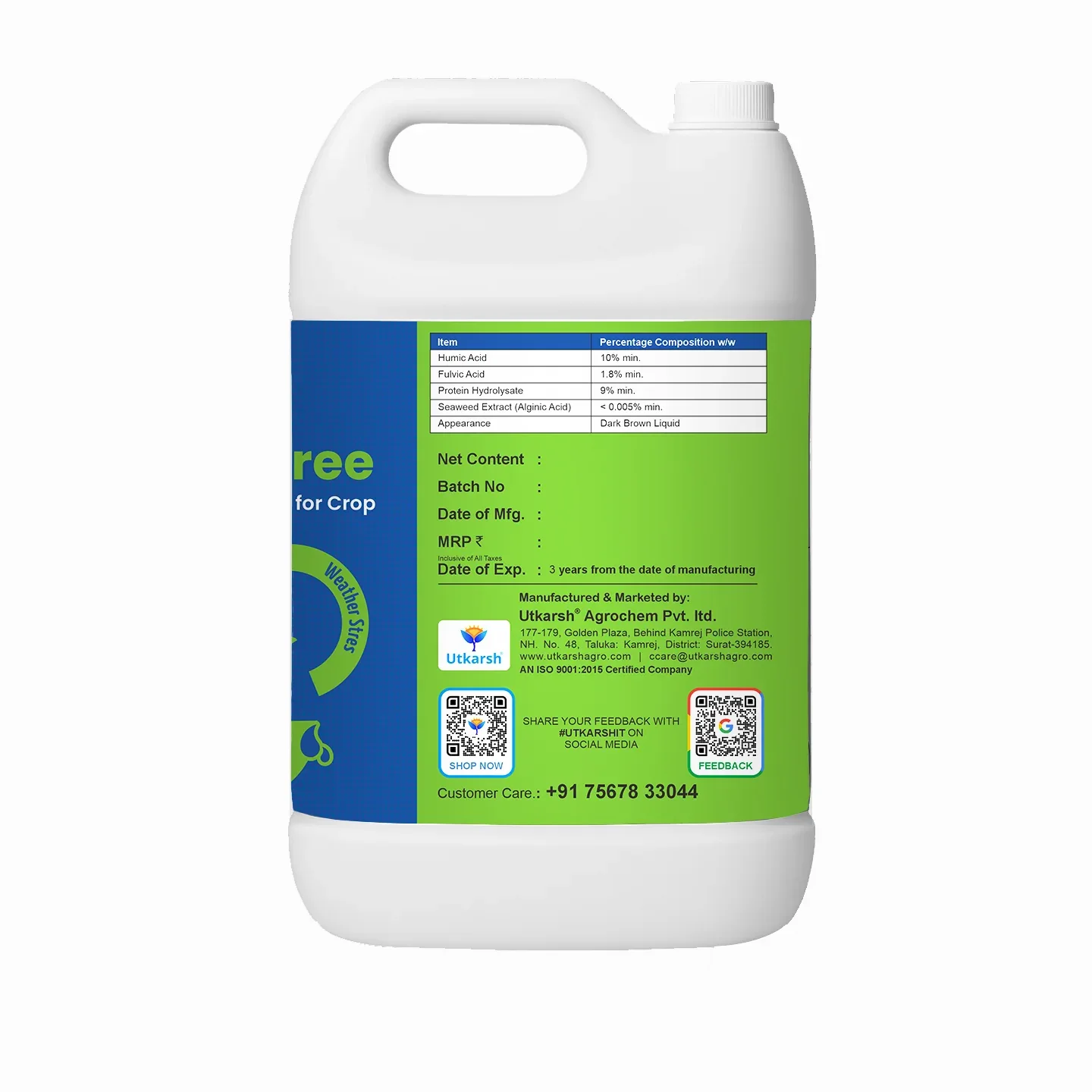 Stress Free - Humic acid, Fulvic acid & Amino Acid Seaweed Extract based Biostimulant, Stimulates Flowering & Fruit Setting, Promotes Vigorous Root & Shoot Growth - 20 Litre - Image 6