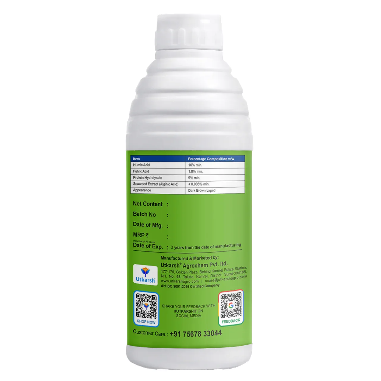 Stress Free - Humic acid, Fulvic acid & Amino Acid Seaweed Extract based Biostimulant, Stimulates Flowering & Fruit Setting, Promotes Vigorous Root & Shoot Growth - Image 7