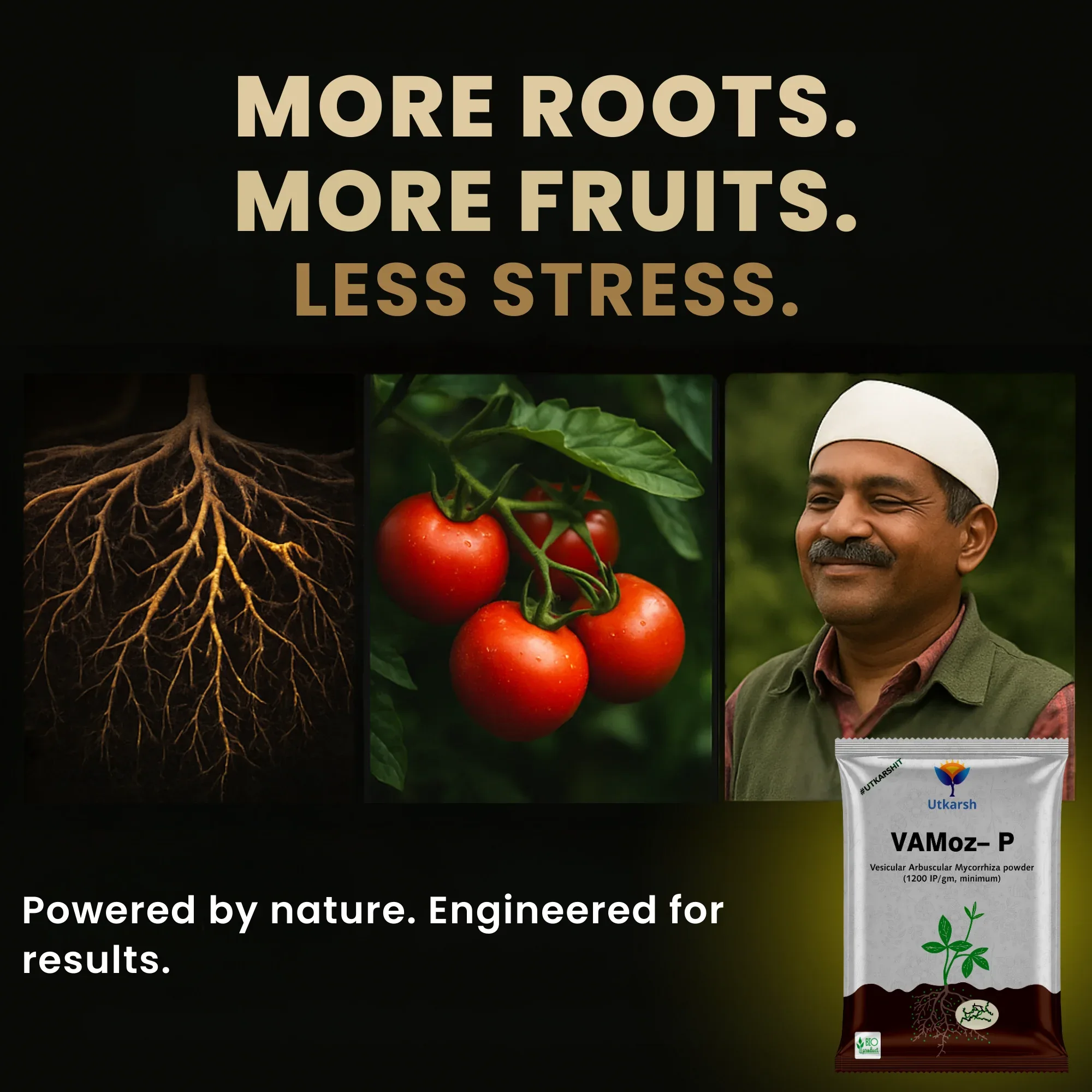 Mycorrhiza with 100 IP/gm, Bio Fertilizers for Healthy Plants, Vigorous Stem Girth, Enhances Nutrient Absorption, Water Uptake & Soil Aeration | VAMoz-P - Image 3