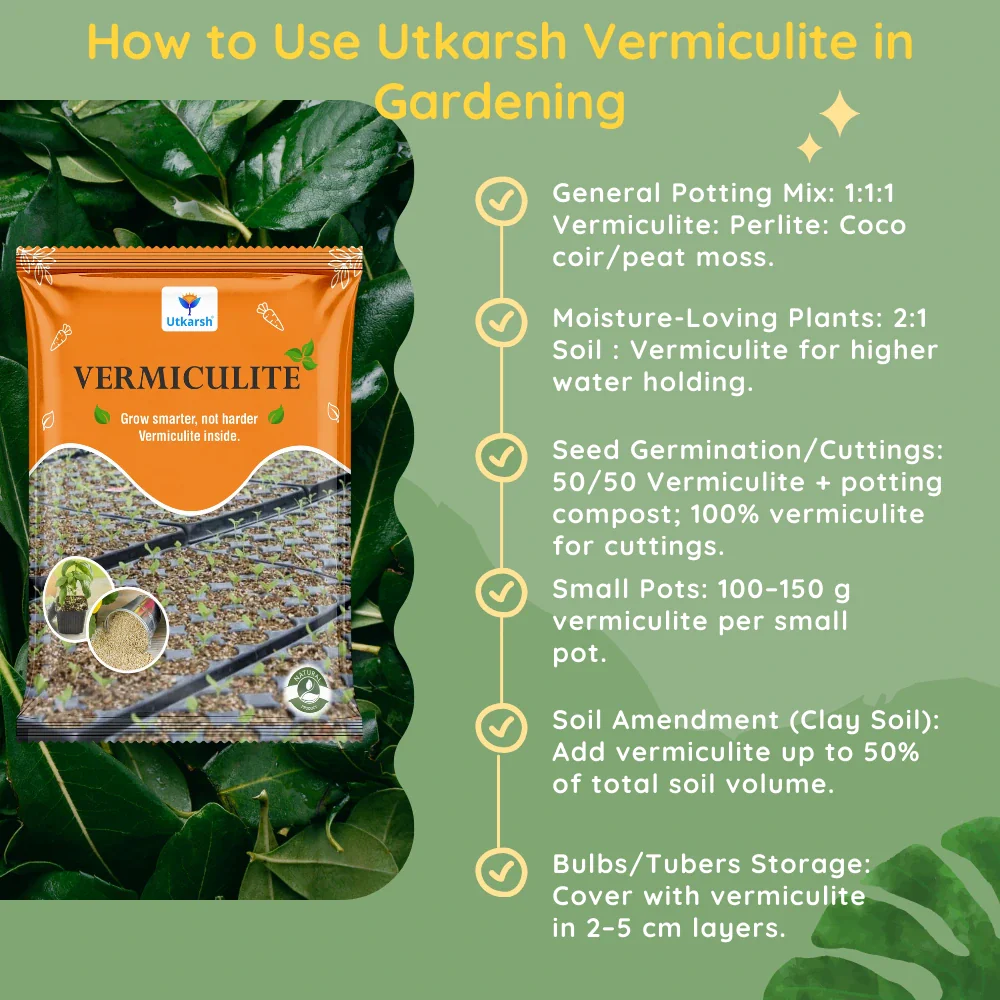 Vermiculite for Home Terrace Garden, Horticulture & Hydroponics 100% Natural, Organic Potting Soil Mix Additive & Nutrient Absorption | Size: 1 - 6 mm - Image 6