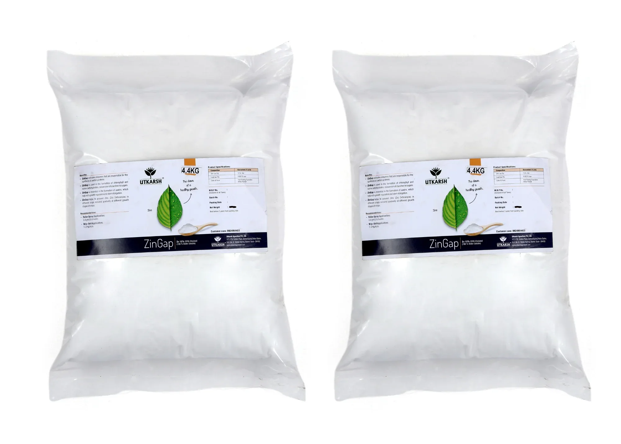 Zinc - 12% EDTA Chelated, 100% Water Soluble Fertilizers for Plants, Micronutrient for Green Foliage, Home Garden, Plant Growth Booster | ZinGap - Image 12