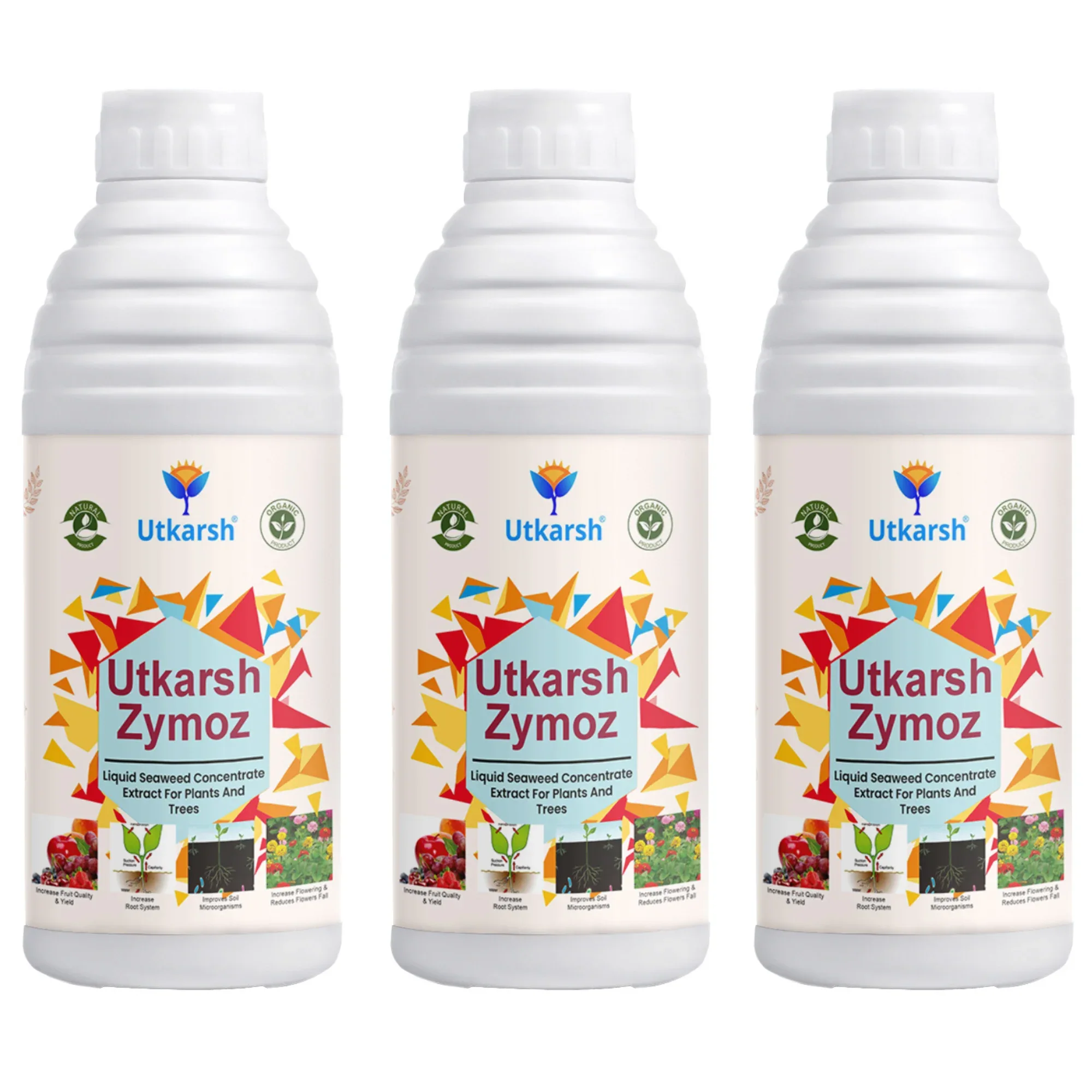 Liquid Seaweed Extract | Organic Plant Growth Promoter for Healthy Plants | Enhances Flowering & Improves Fruit Set | Biostimulant For Home Garden - Zymoz - Image 13