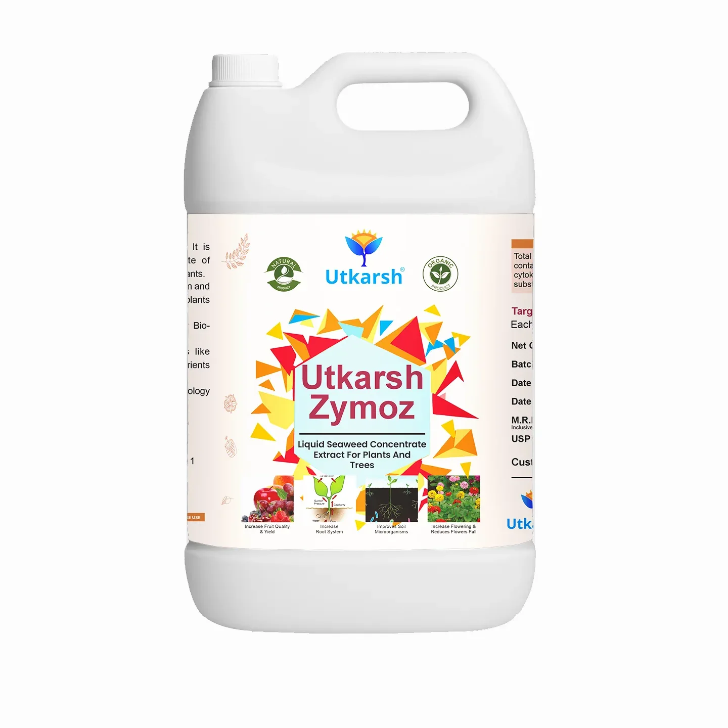 Liquid Seaweed Extract | Organic Plant Growth Promoter for Healthy Plants | Enhances Flowering & Improves Fruit Set | Biostimulant For Home Garden - Zymoz - Image 14